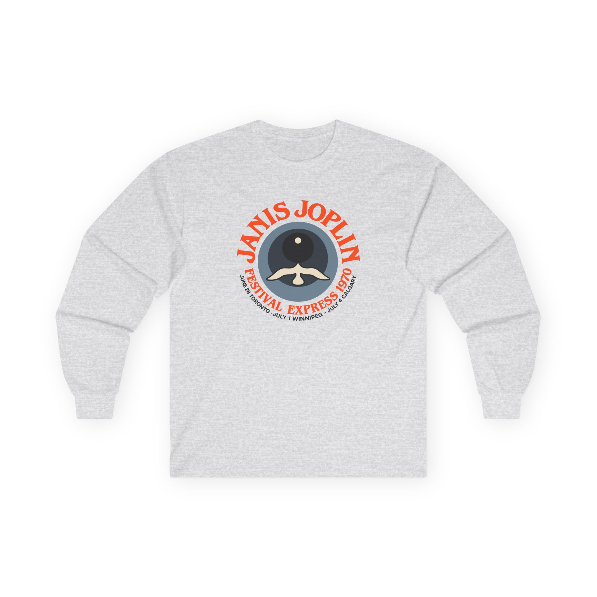 Janis Joplin Festival Express 1970 Unisex Ultra Cotton Long Sleeve Tee - Image 3