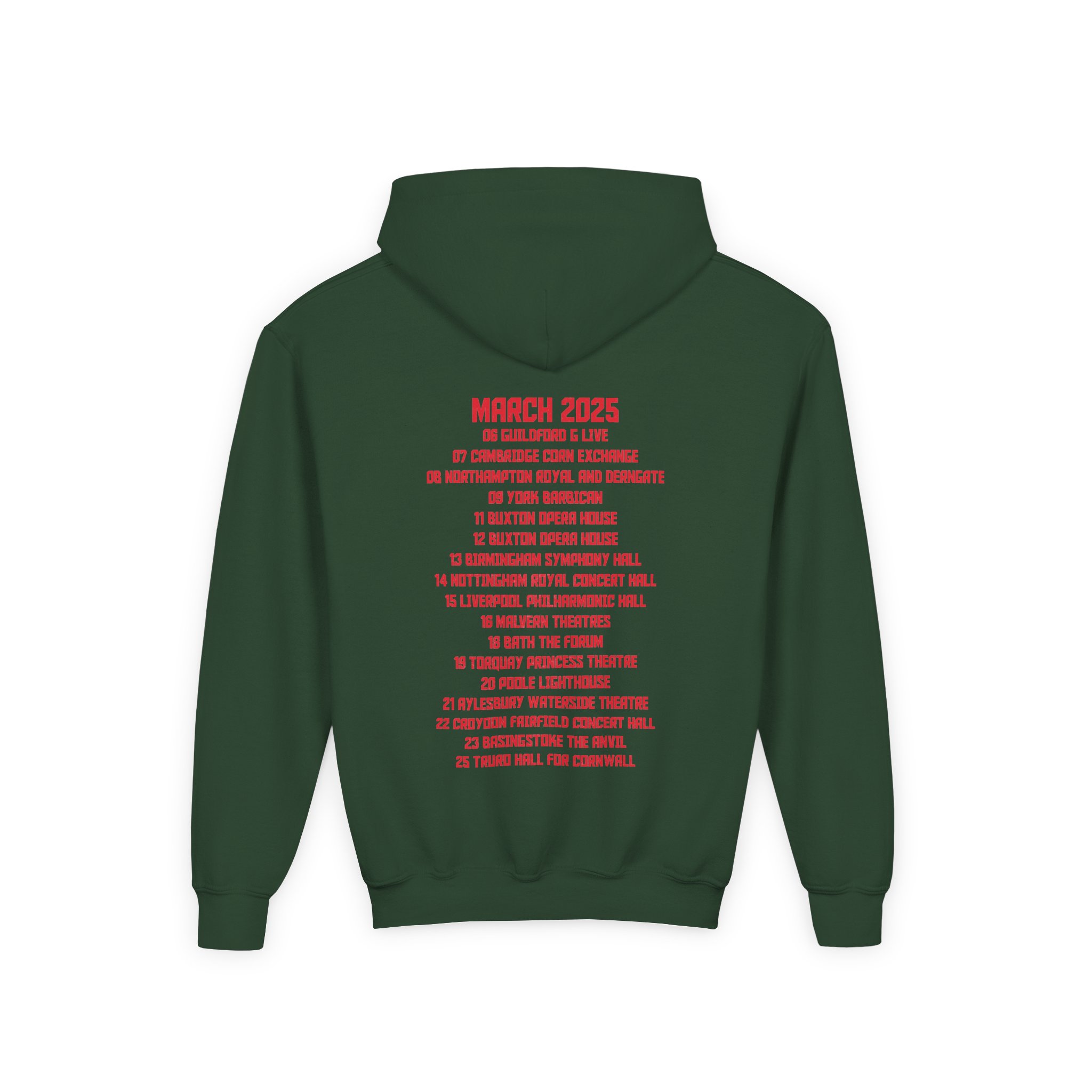 Levellers 2025 March We the Collective Tour Youth Heavy Blend Hooded Sweatshirt - Image 4
