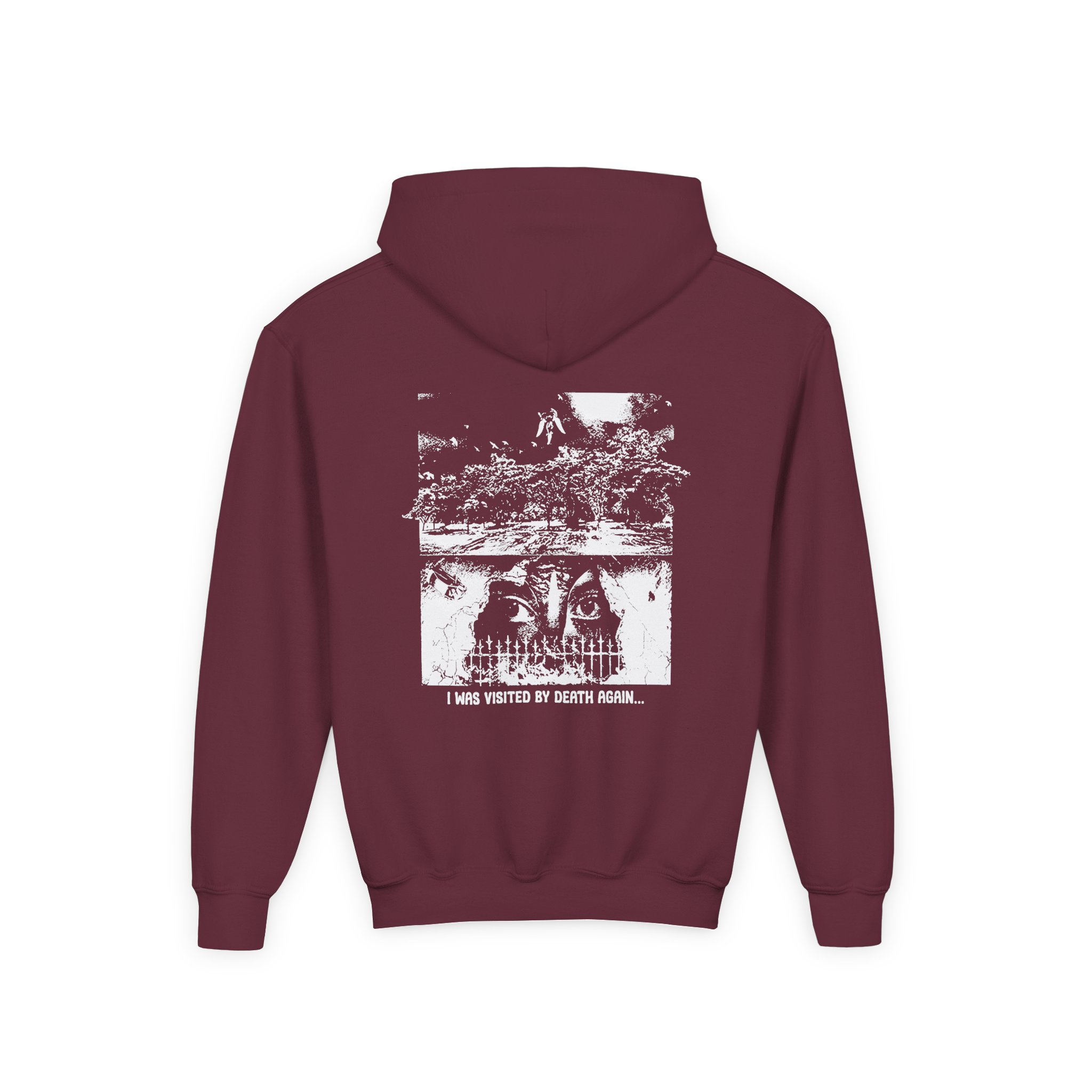 Knocked Loose Death Against Us Youth Heavy Blend Hooded Sweatshirt - Image 4