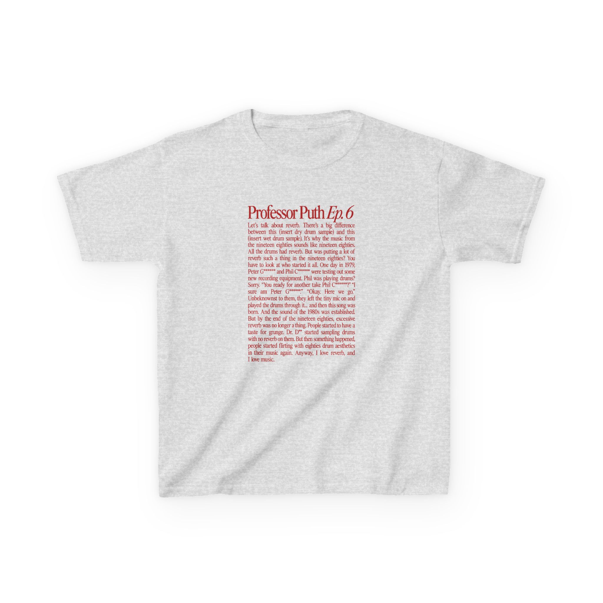 Charlie Puth Professor Puth Kids Heavy Cotton™ Tee - Image 3