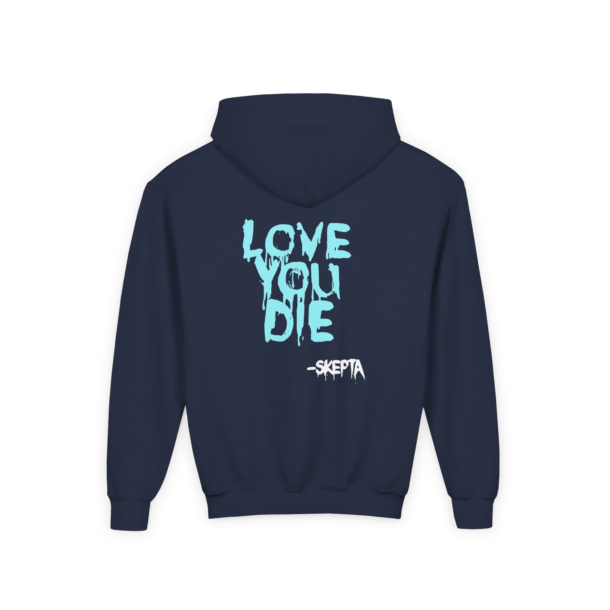 Sk Joseph Olaitan Adenuga Jr Youth Heavy Blend Hooded Sweatshirt - Image 8