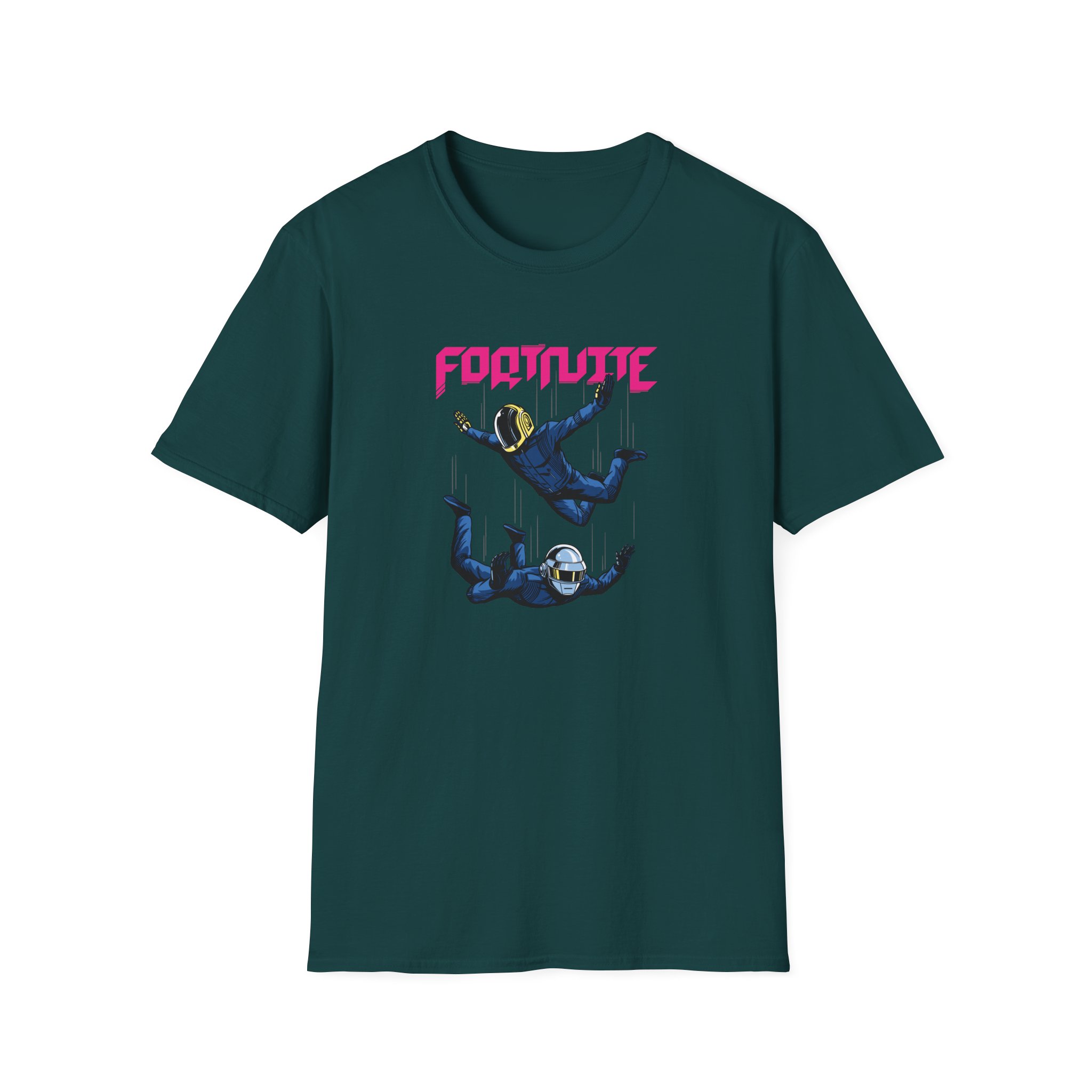 Daft Punk Fortnite X Daft Punk Unisex Softstyle T-Shirt - Image 7