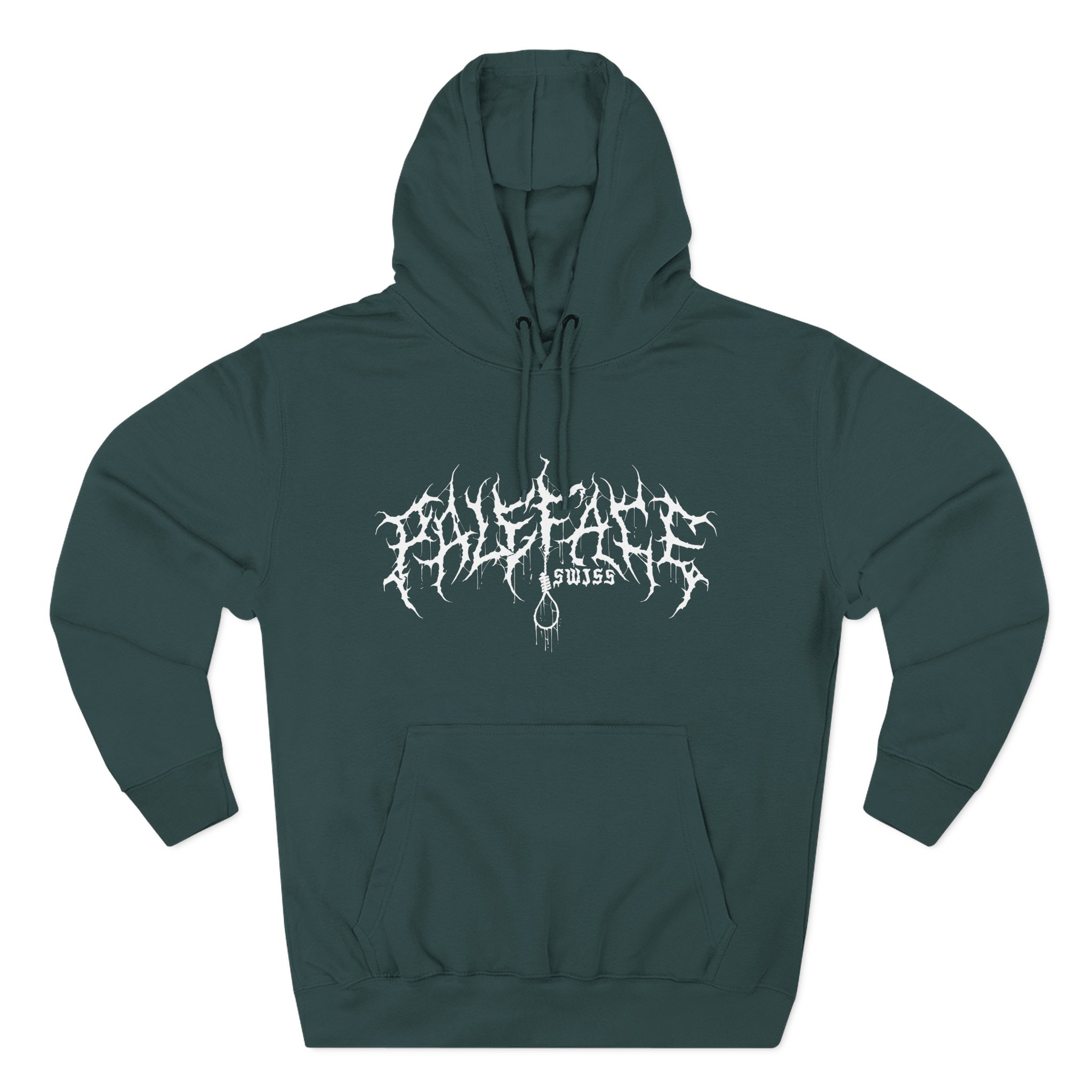Paleface Swiss Edgy Halloween Three-Panel Fleece Hoodie - Image 5