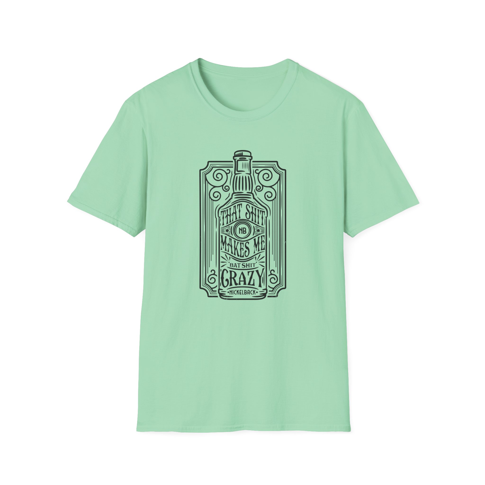 Nickelback Batshit Crazy Unisex Softstyle T-Shirt - Image 11