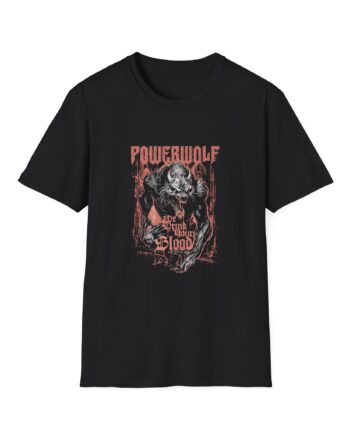 Powerwolf We Drink Your Blood Unisex Softstyle T-Shirt