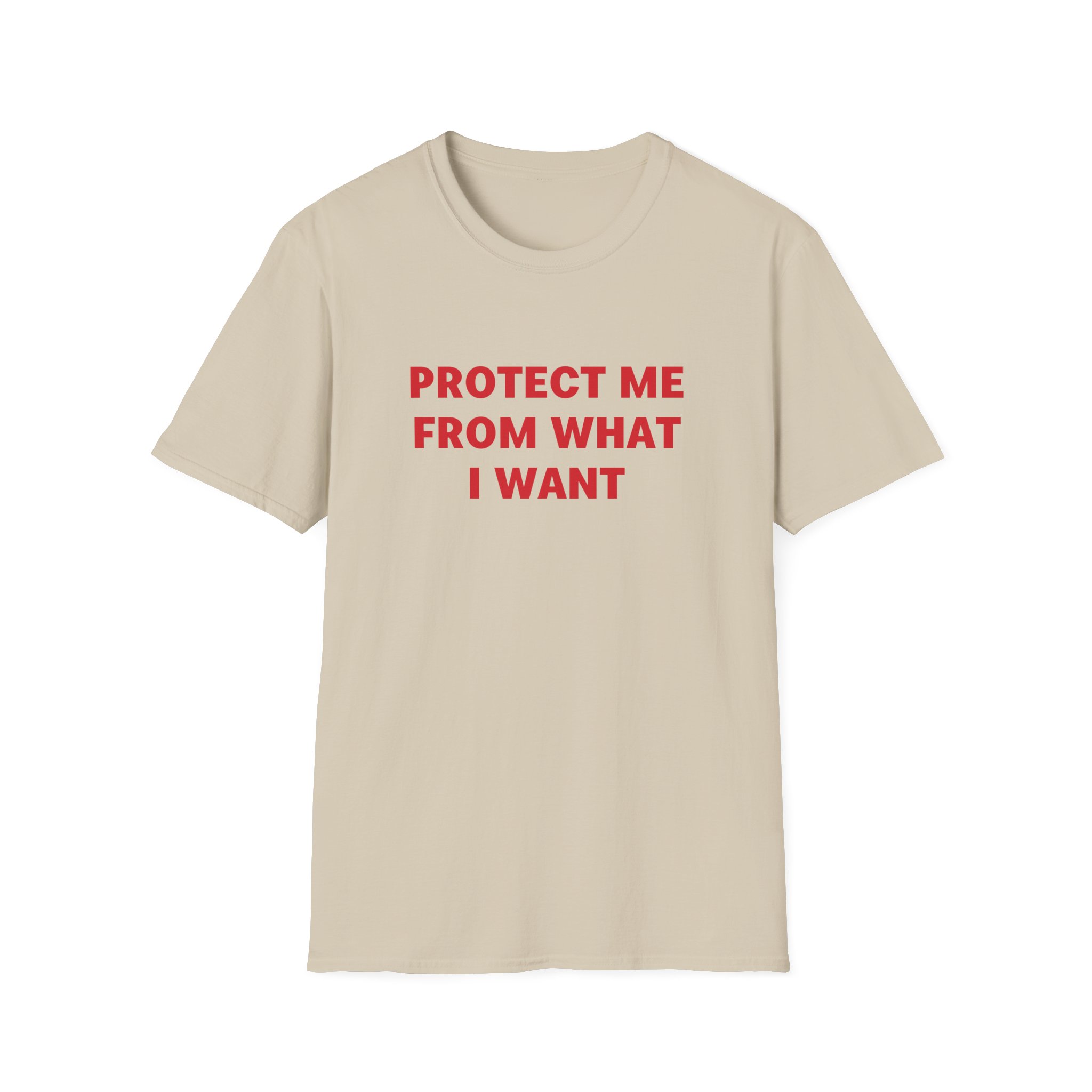 Jenny Holzer Protect Me From What I Want Unisex Softstyle T-Shirt - Image 3