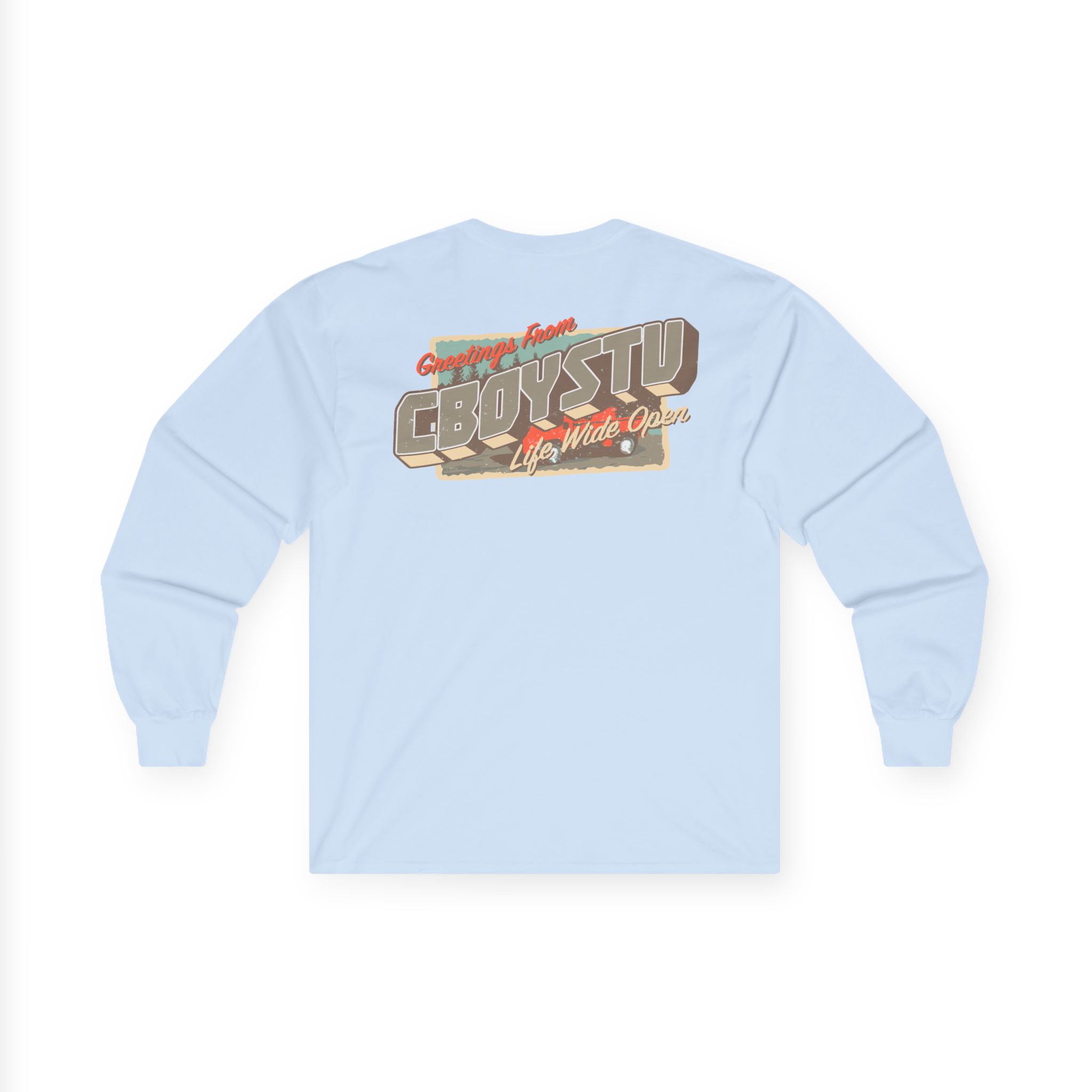 Cboystv Postcard Unisex Ultra Cotton Long Sleeve Tee - Image 16
