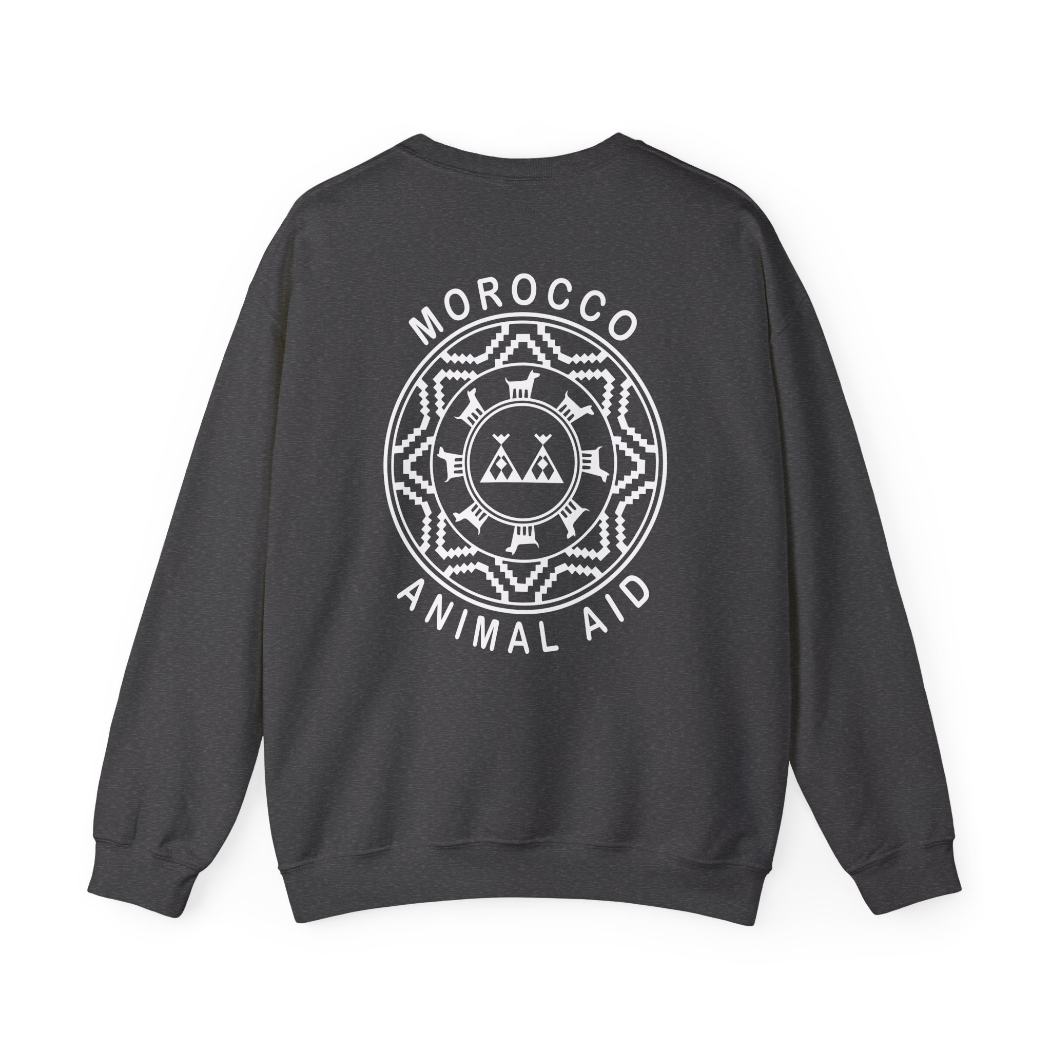 Kinging It Morocco Animal Aid Unisex Heavy Blend™ Crewneck Sweatshirt - Image 12