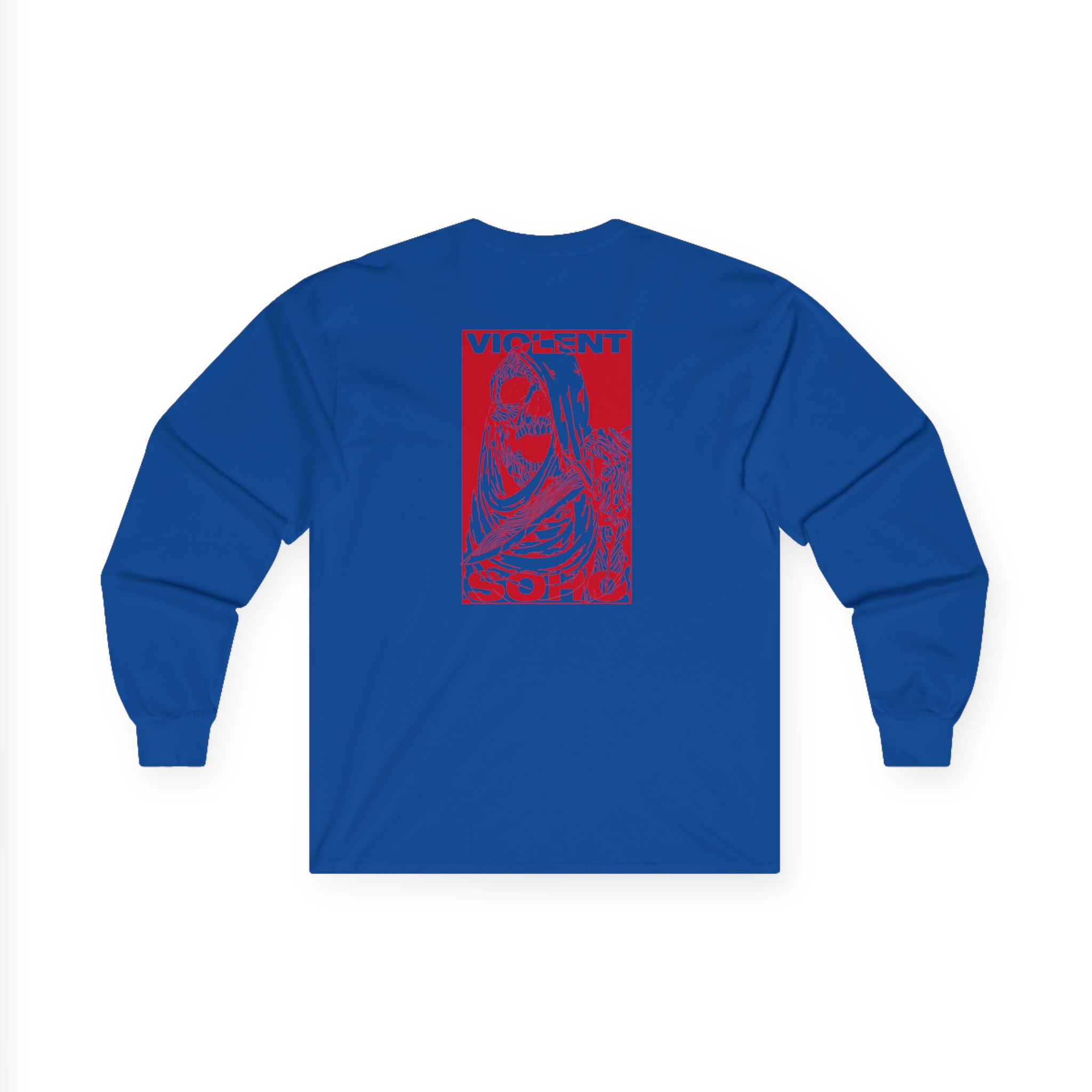 Violent Soho Skull Unisex Ultra Cotton Long Sleeve Tee - Image 26