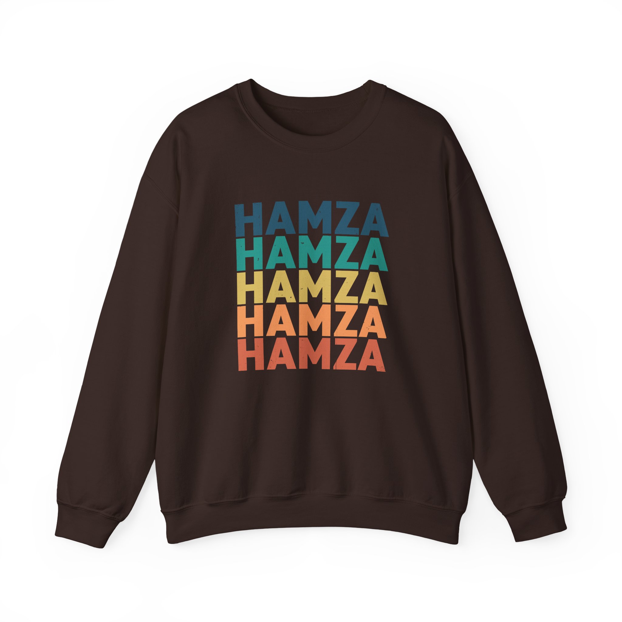 Hamza Name Unisex Heavy Blend™ Crewneck Sweatshirt - Image 9