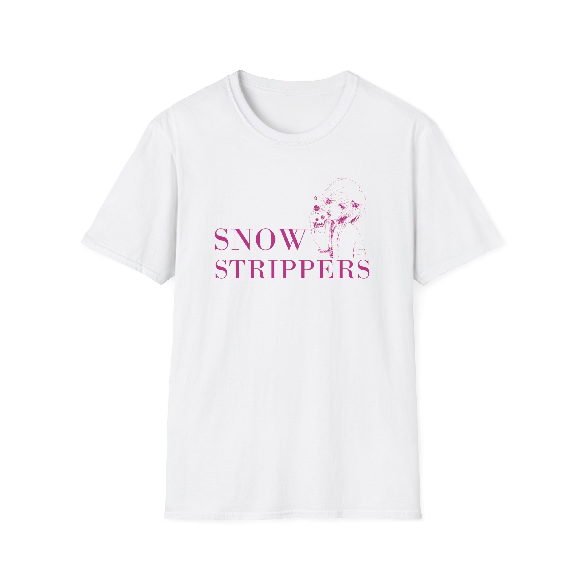 Snow Strippers Bitch Please Unisex Softstyle T-Shirt