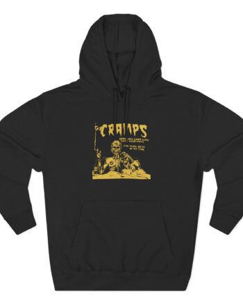 The Cramps Sometimes Good Guys Don’t Wear White Three-Panel Fleece Hoodie