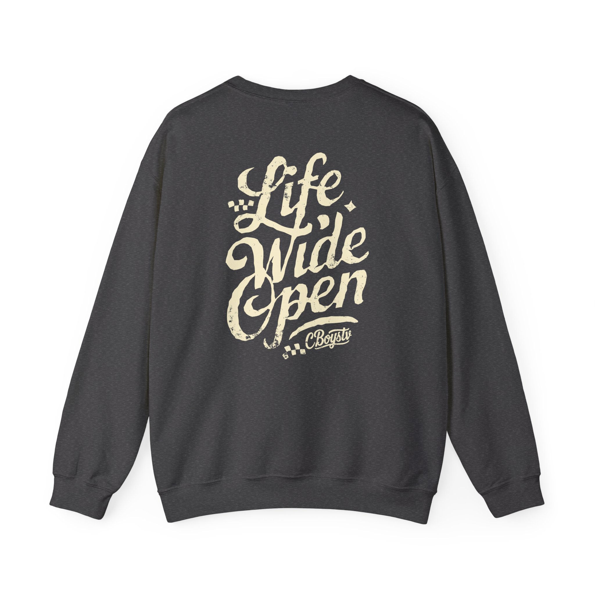 Cboystv Tan Script Unisex Heavy Blend™ Crewneck Sweatshirt - Image 14