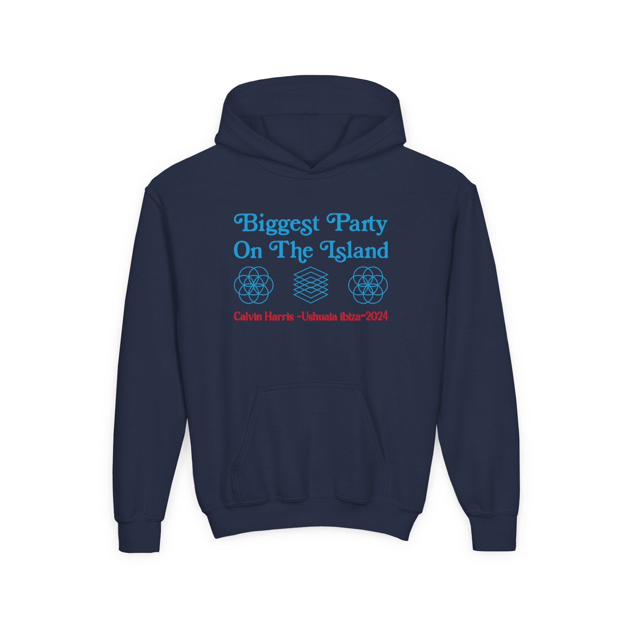 Youth Calvin Harris Ushuaia Higher Level Heavy Blend Hooded Sweatshirt - Image 19