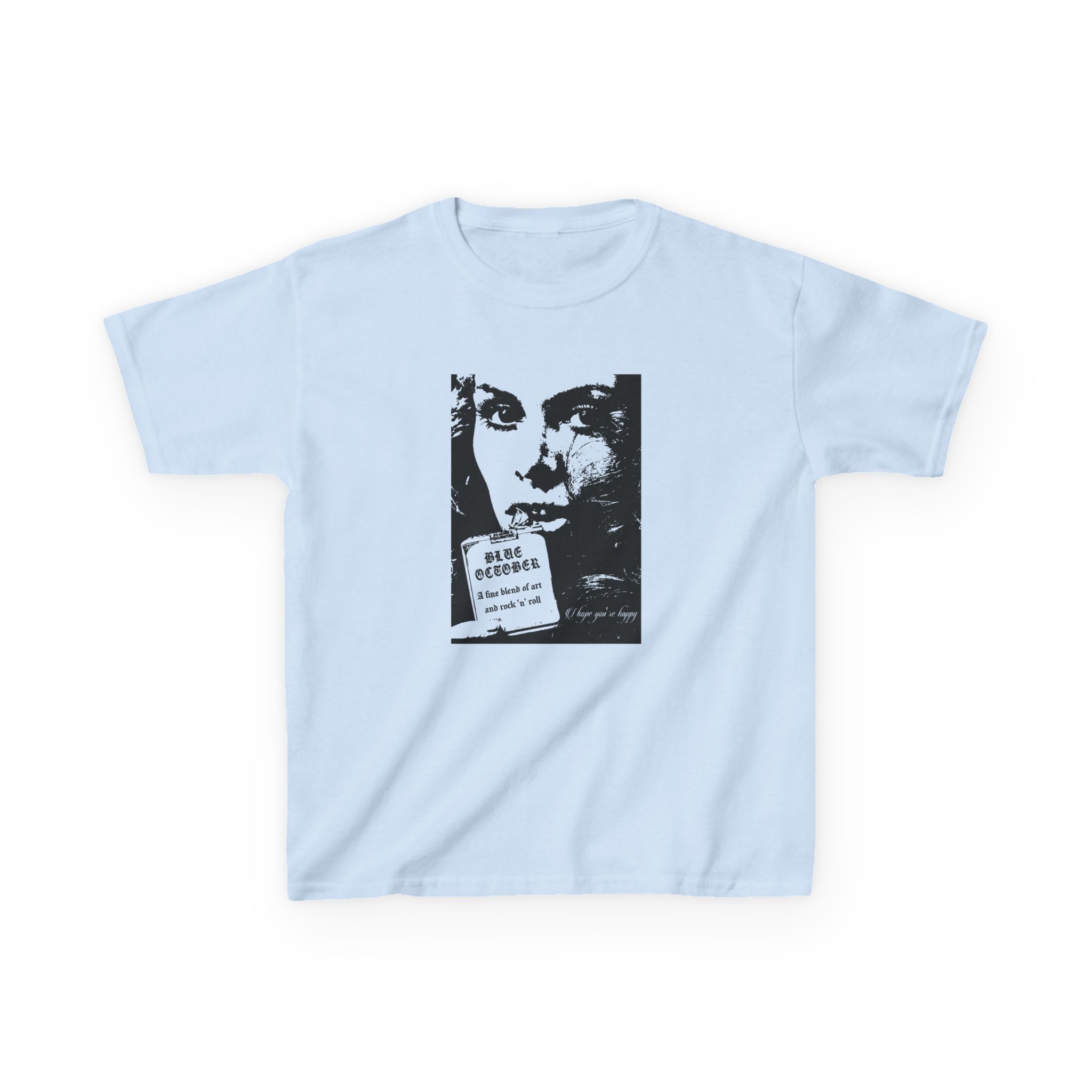 Blue October a Fine Blend Kids Heavy Cotton™ Tee - Image 9