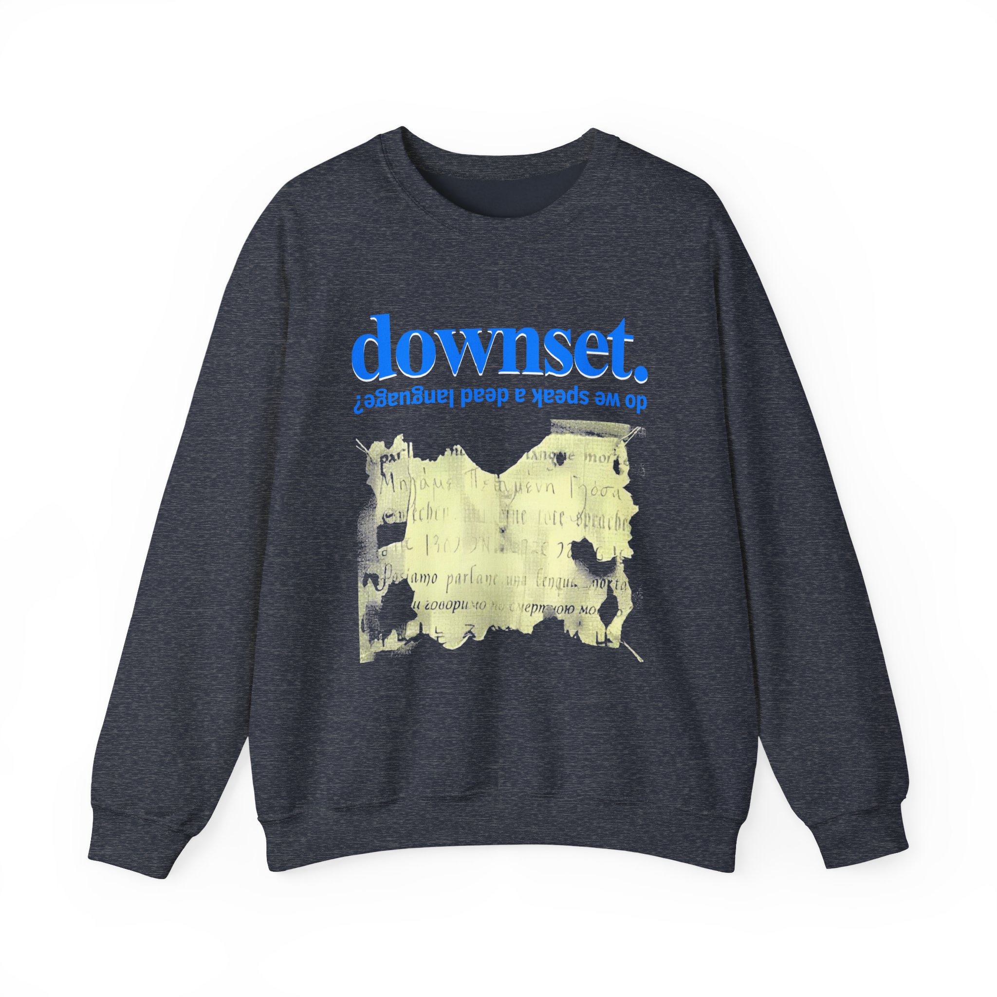 Downset Do We Speak A Dead Language Unisex Heavy Blend™ Crewneck Sweatshirt - Image 7