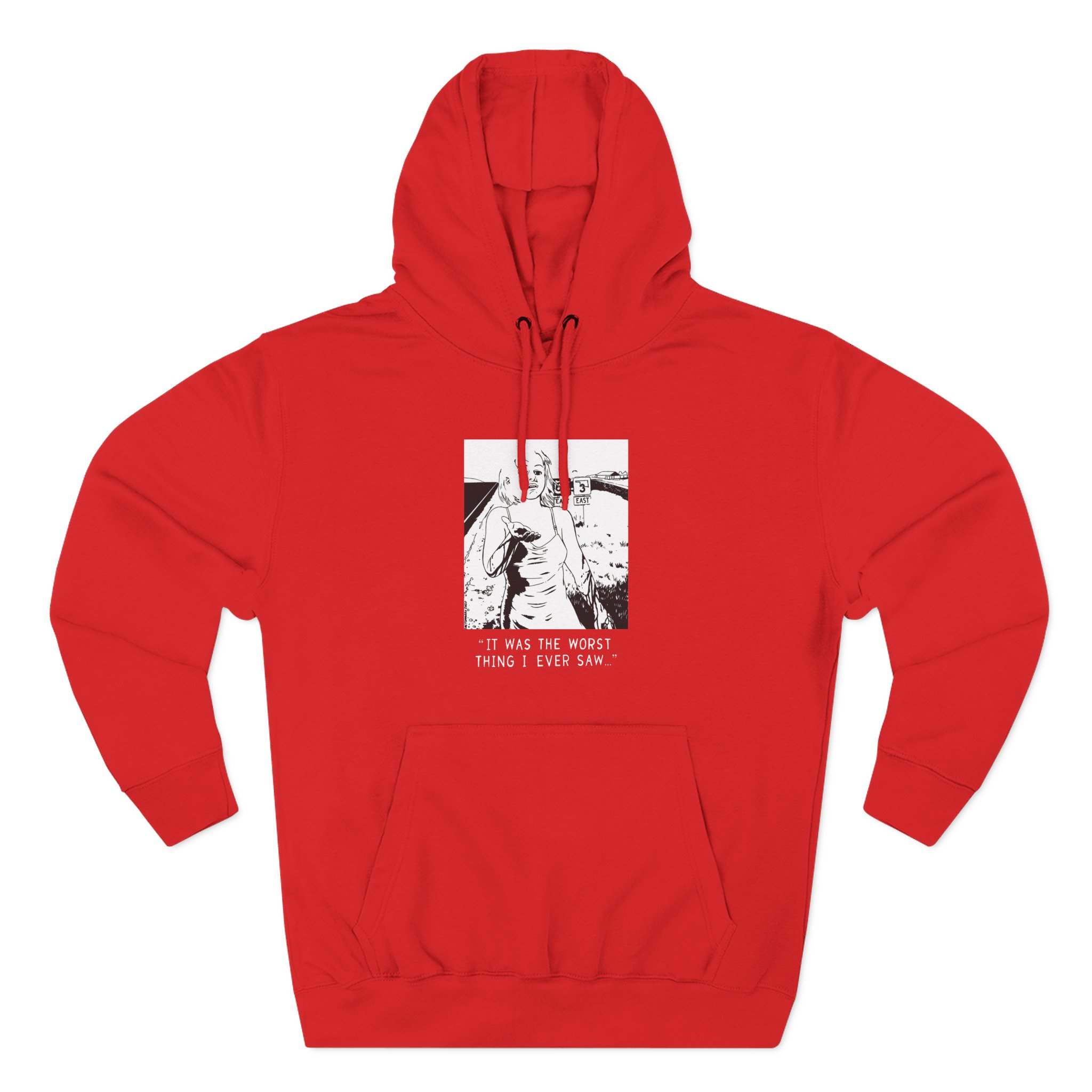 Chat Pile Worst Thing Three-Panel Fleece Hoodie - Image 11