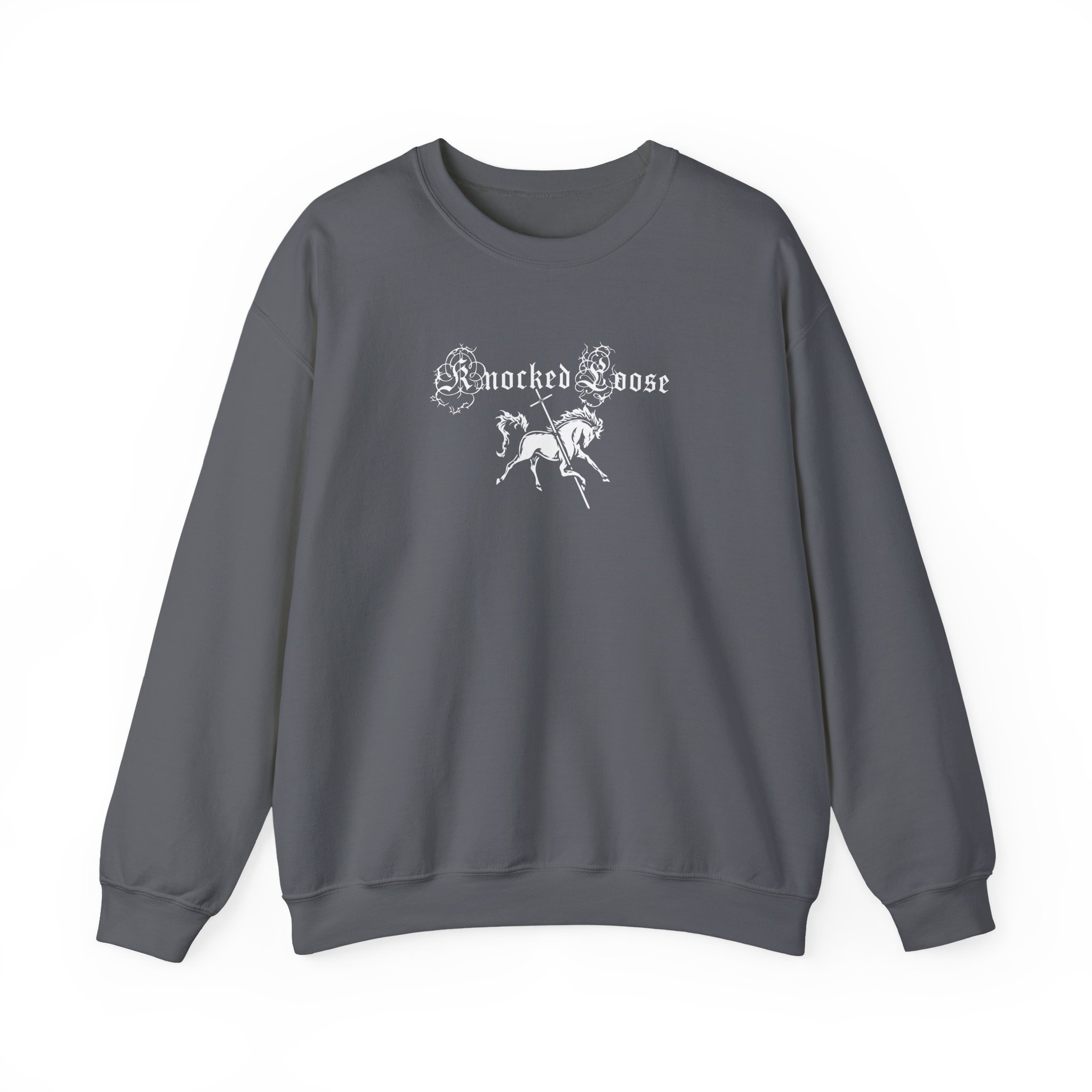 Knocked Loose Horse Cross Unisex Heavy Blend™ Crewneck Sweatshirt - Image 15