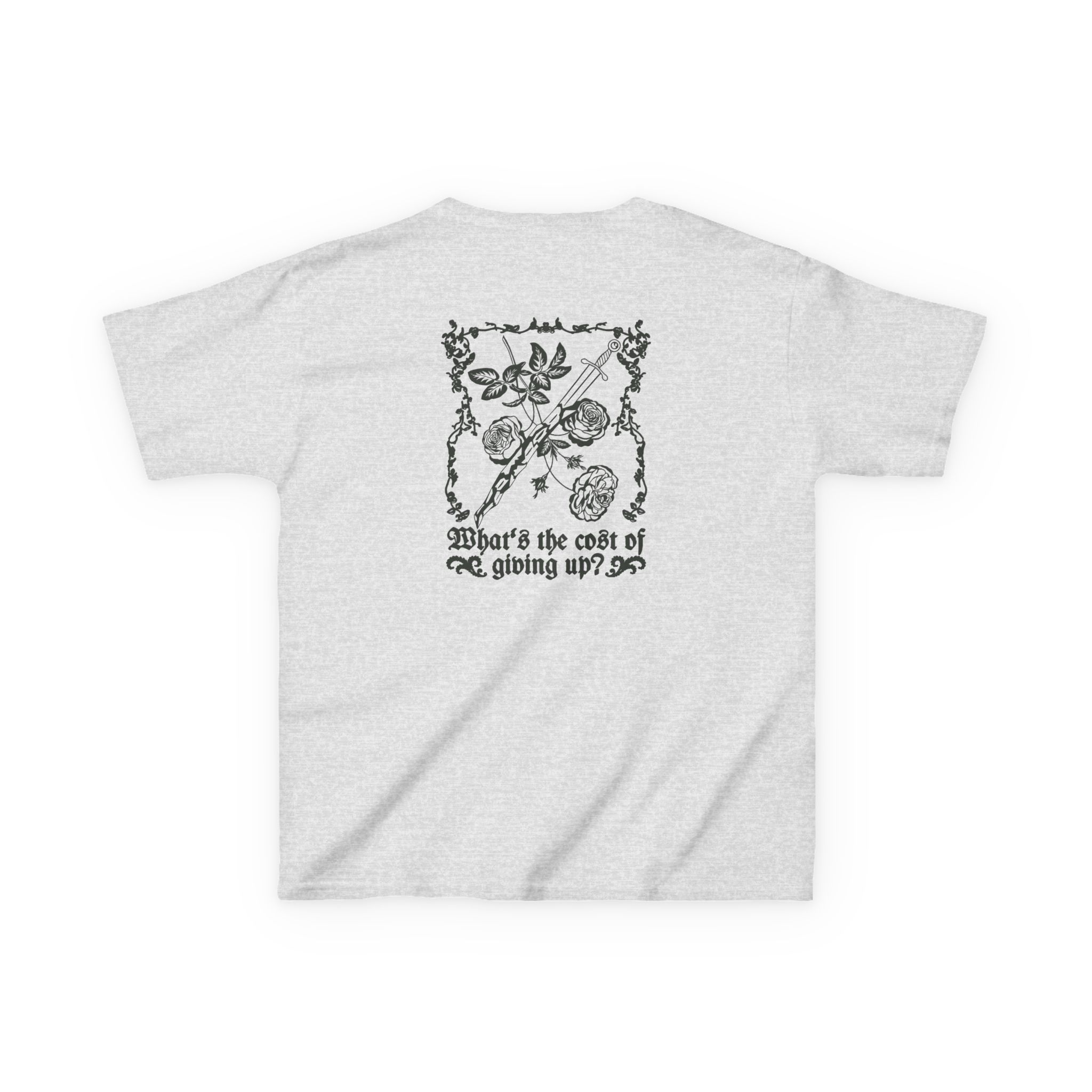 Kids Poppy Cost Of Giving Up Heavy Cotton™ Tee - Image 4