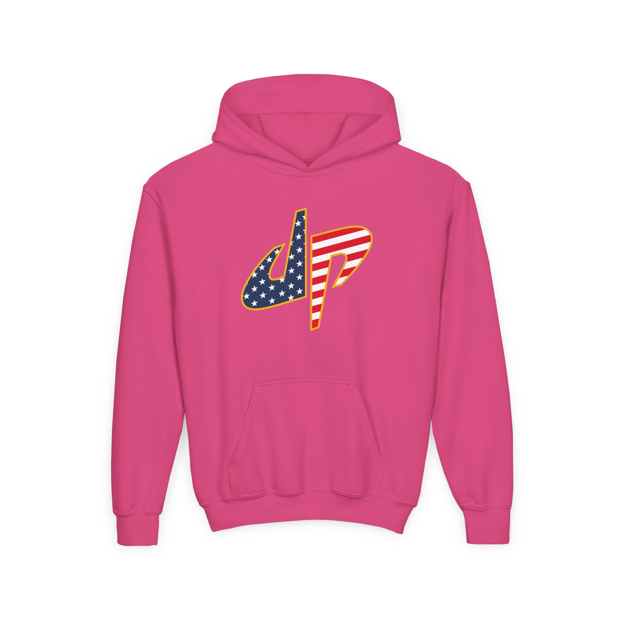 Dude Perfect Stars & Stripes Youth Heavy Blend Hooded Sweatshirt - Image 9