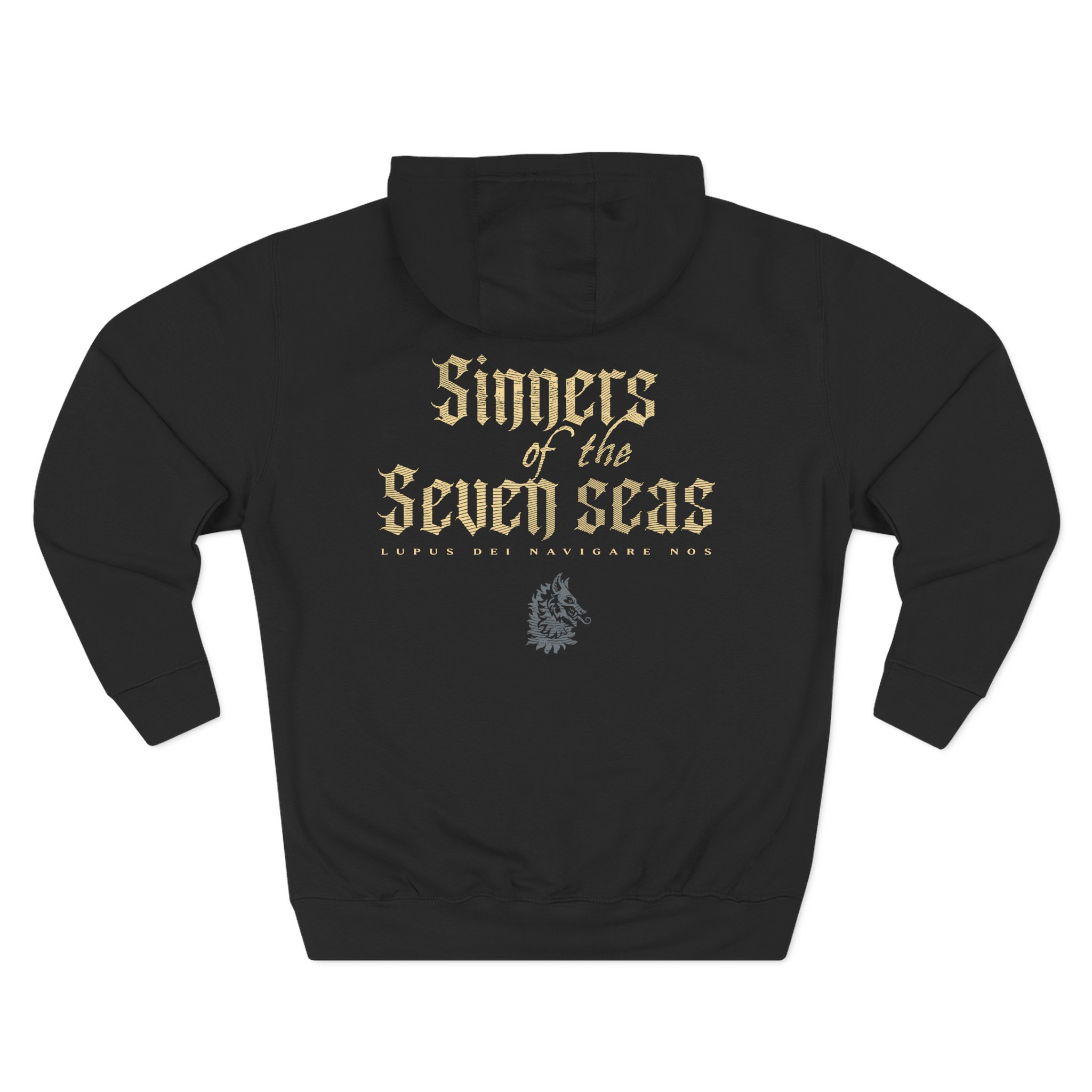 Powerwolf Sinners of the Seven Seas Three-Panel Fleece Hoodie - Image 2