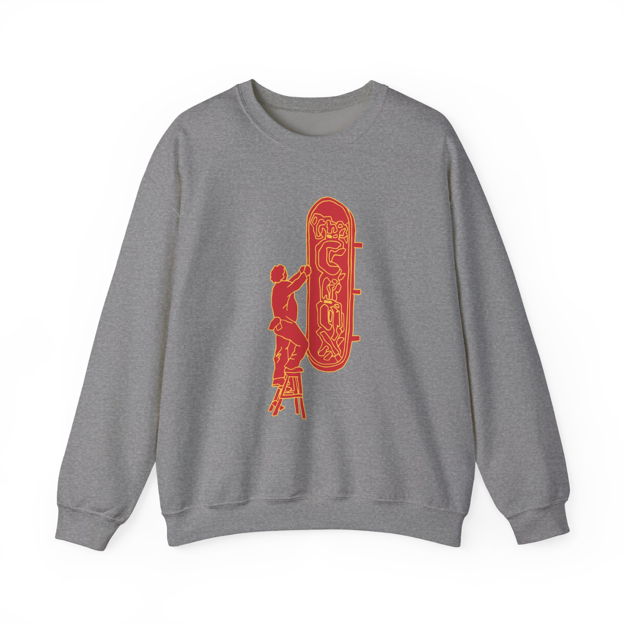 Djo The Crux Sign Unisex Heavy Blend™ Crewneck Sweatshirt - Image 5