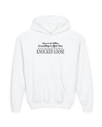 Knocked Loose Quiet Now Youth Heavy Blend Hooded Sweatshirt
