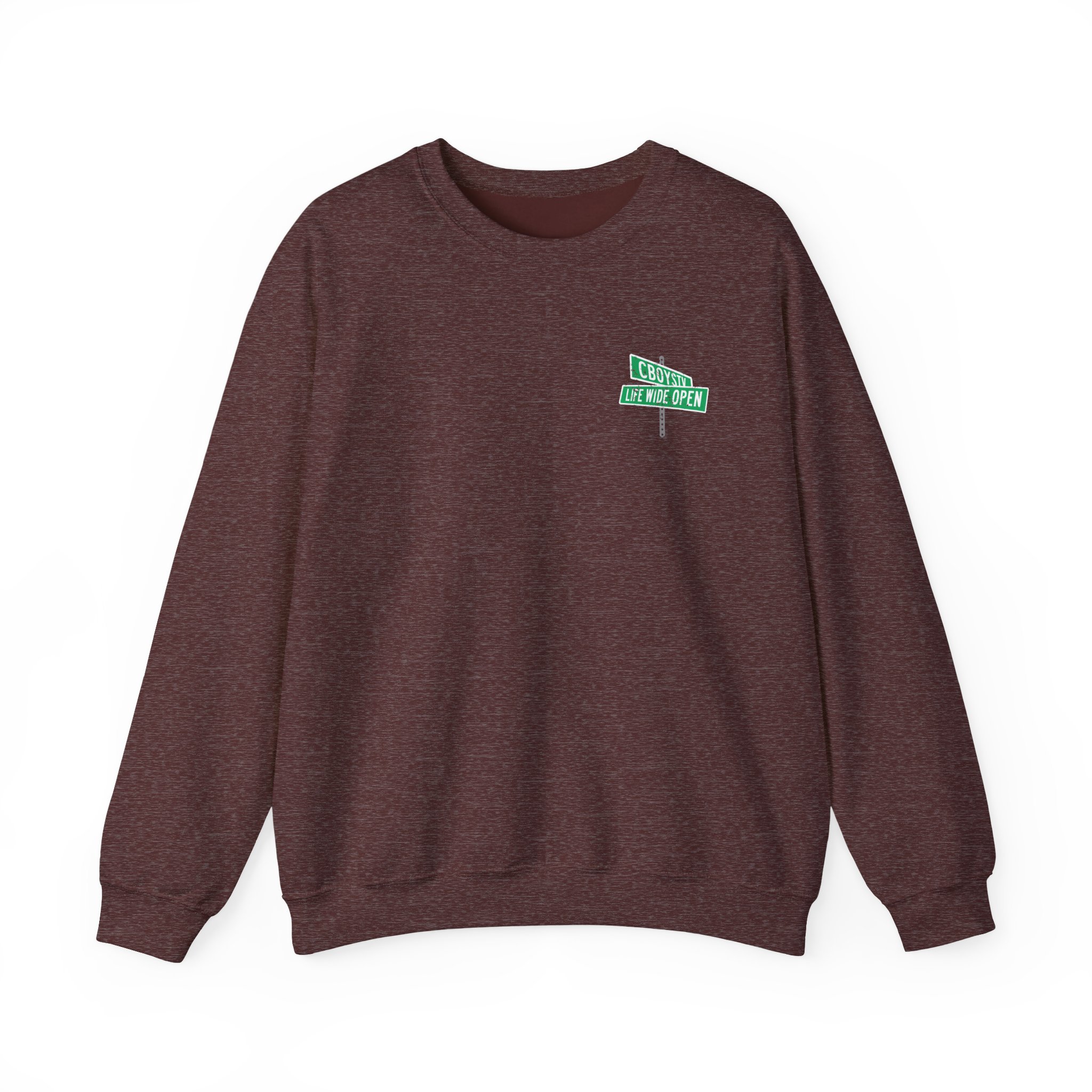 Cboystv Street Sign Unisex Heavy Blend™ Crewneck Sweatshirt - Image 3