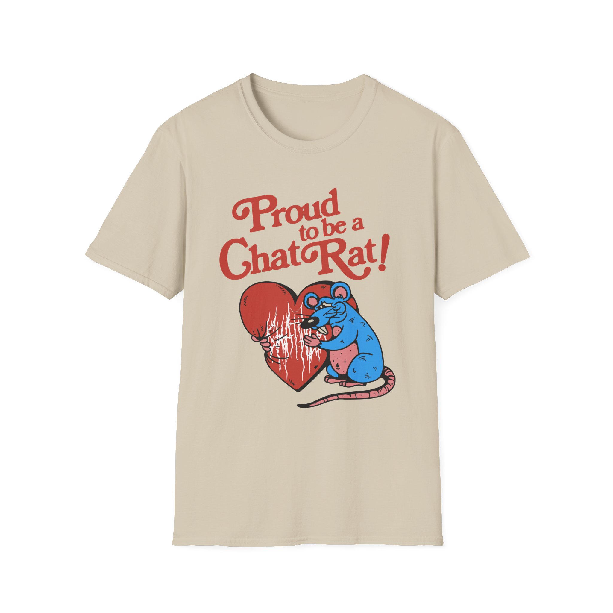 Chat Pile Chat Rat Unisex Softstyle T-shirt - Image 7