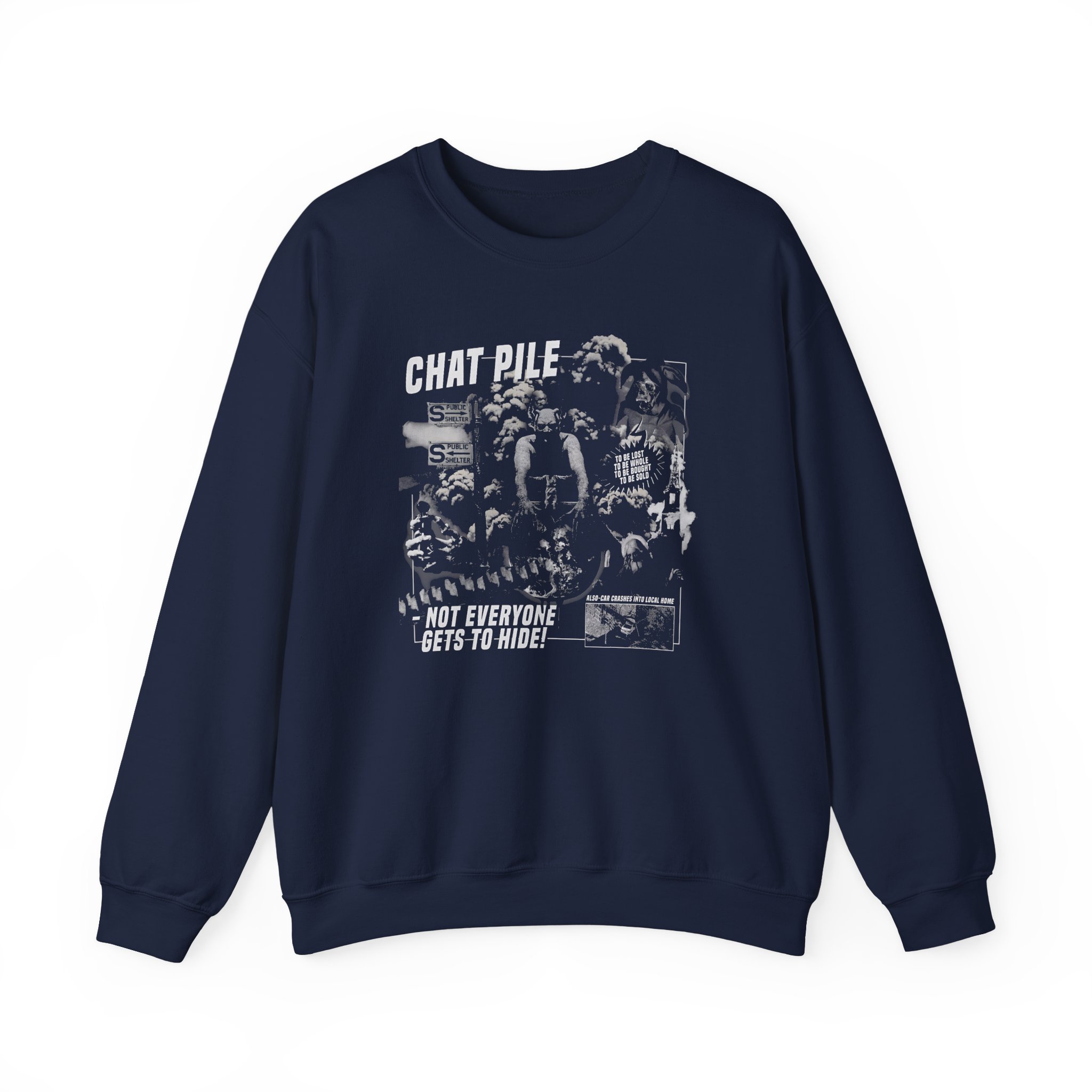 Chat Pile Weekly World News Unisex Heavy Blend™ Crewneck Sweatshirt - Image 9