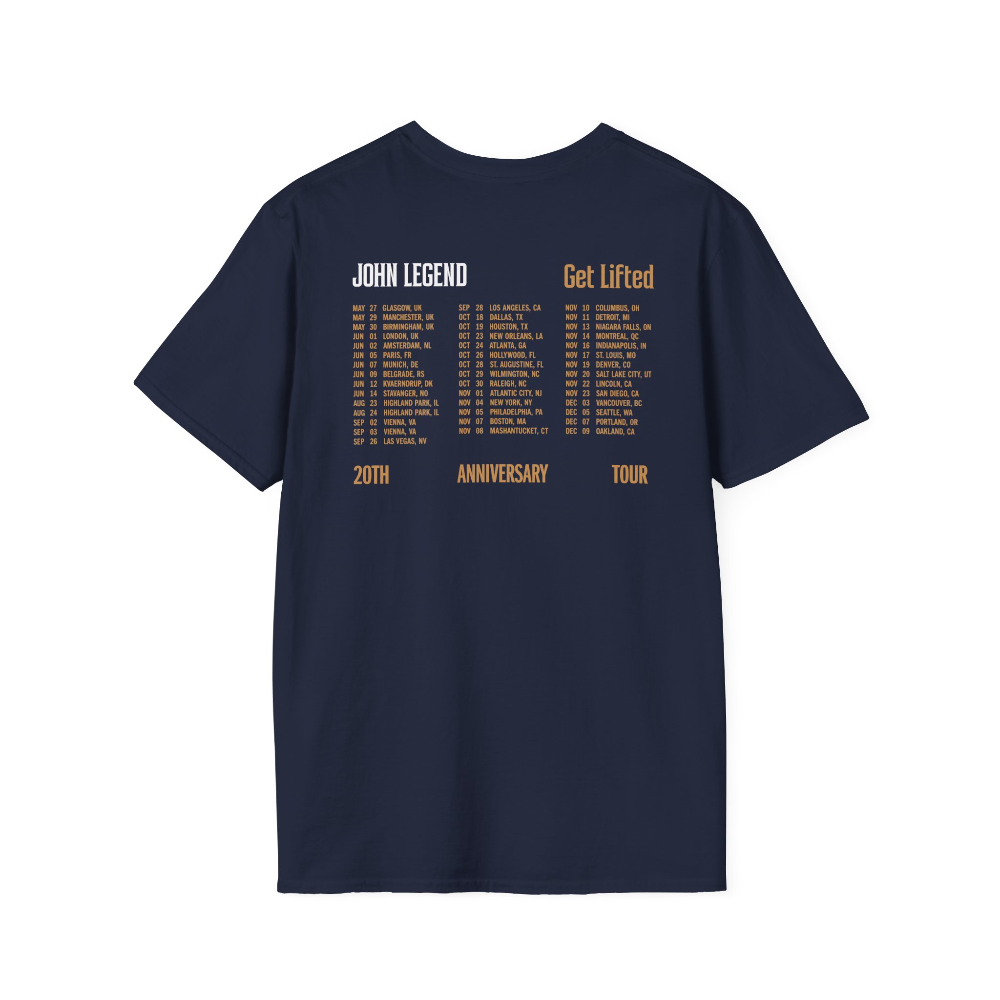 John Legend Get Lifted Unisex Softstyle T-Shirt - Image 6