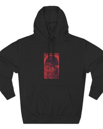 Blue October Skull Smile Three-Panel Fleece Hoodie