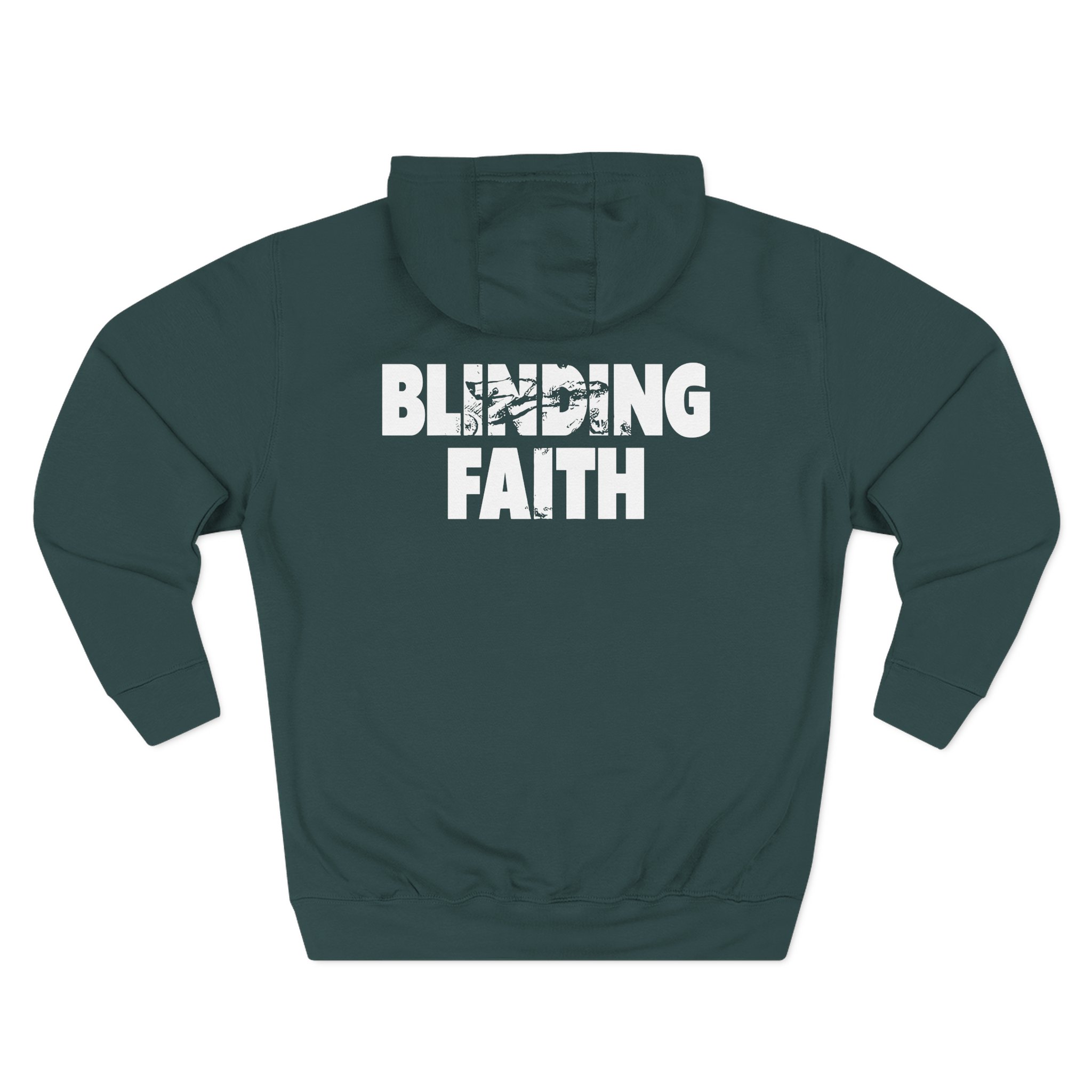 Knocked Loose Blinding Faith Royal Three-Panel Fleece Hoodie - Image 6