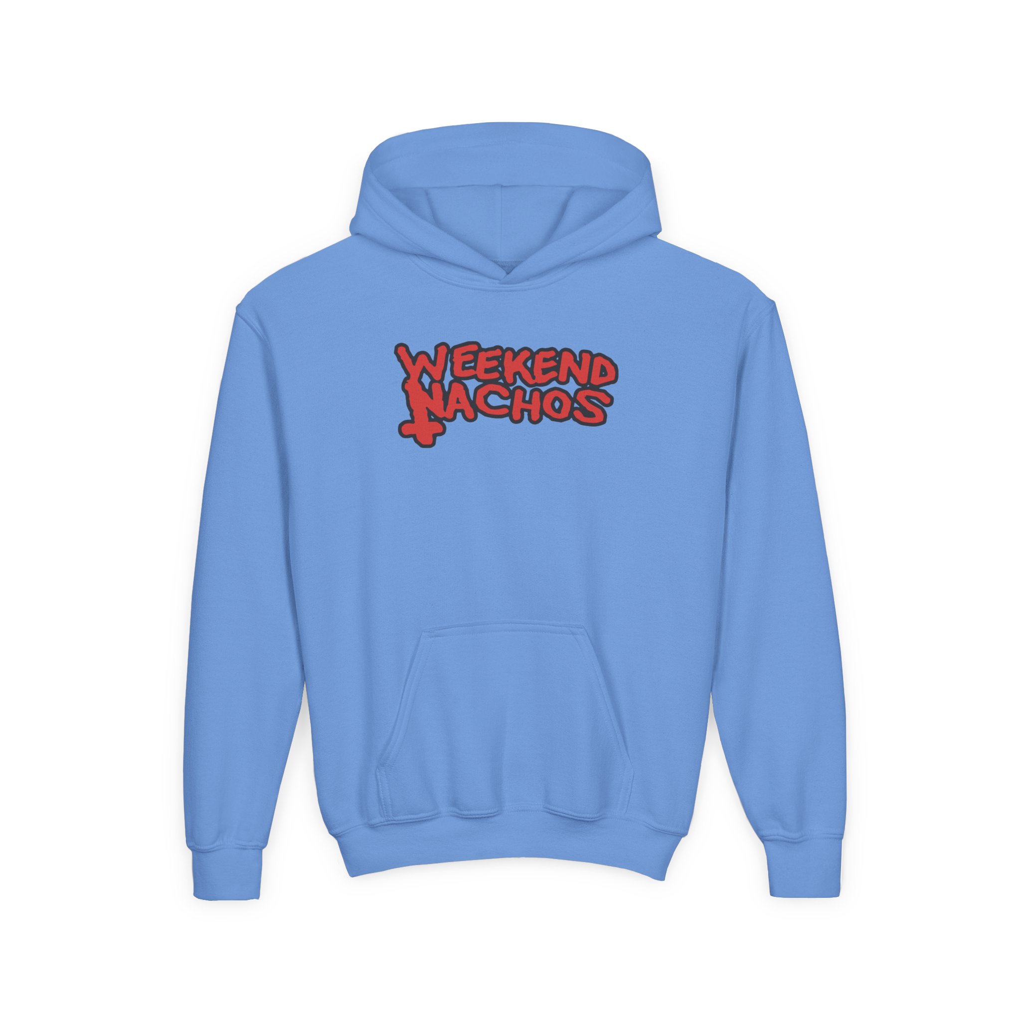 Youth Weekend Nachos Christian Heavy Blend Hooded Sweatshirt - Image 7