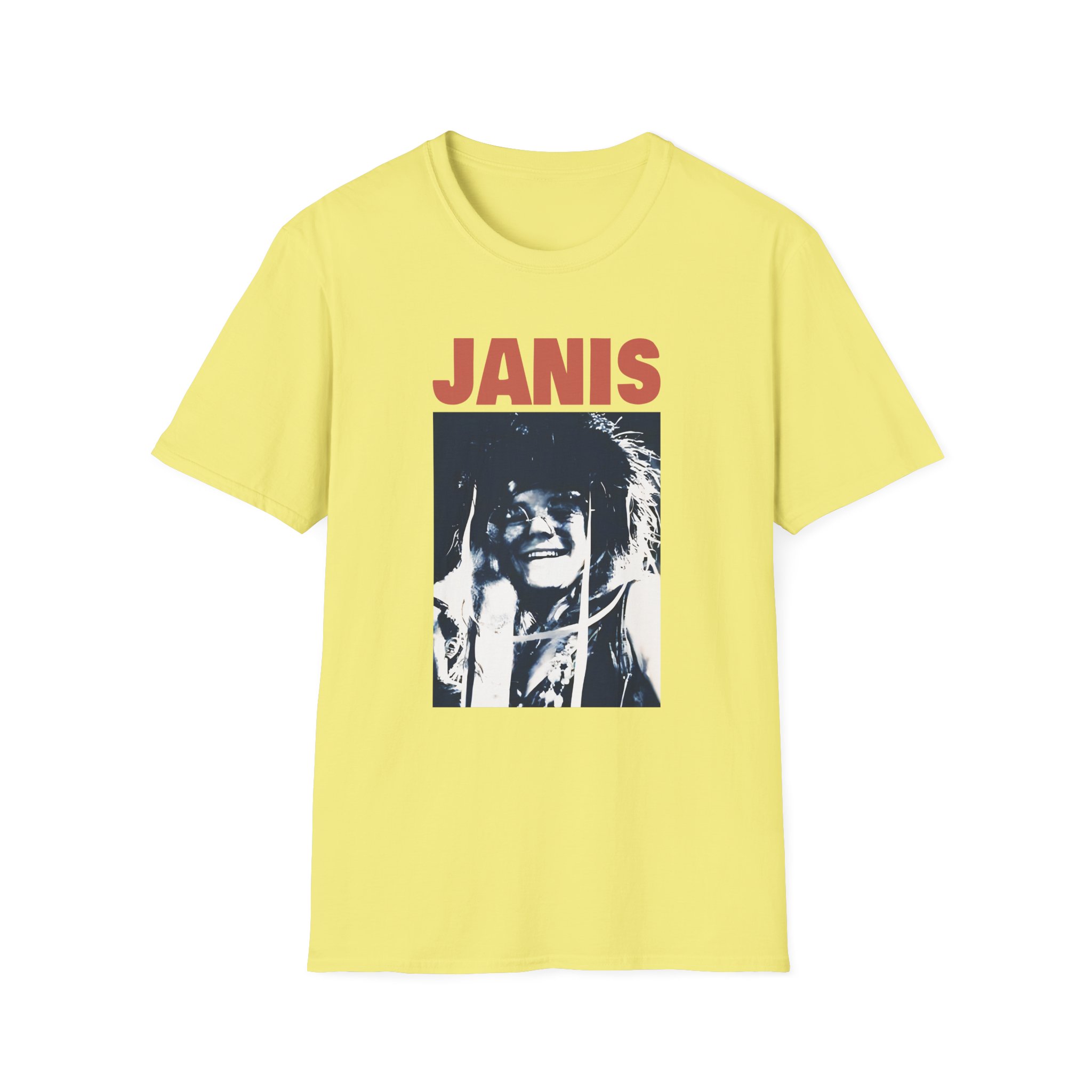 Janis Joplin Beatnick Unisex Softstyle T-Shirt - Image 11