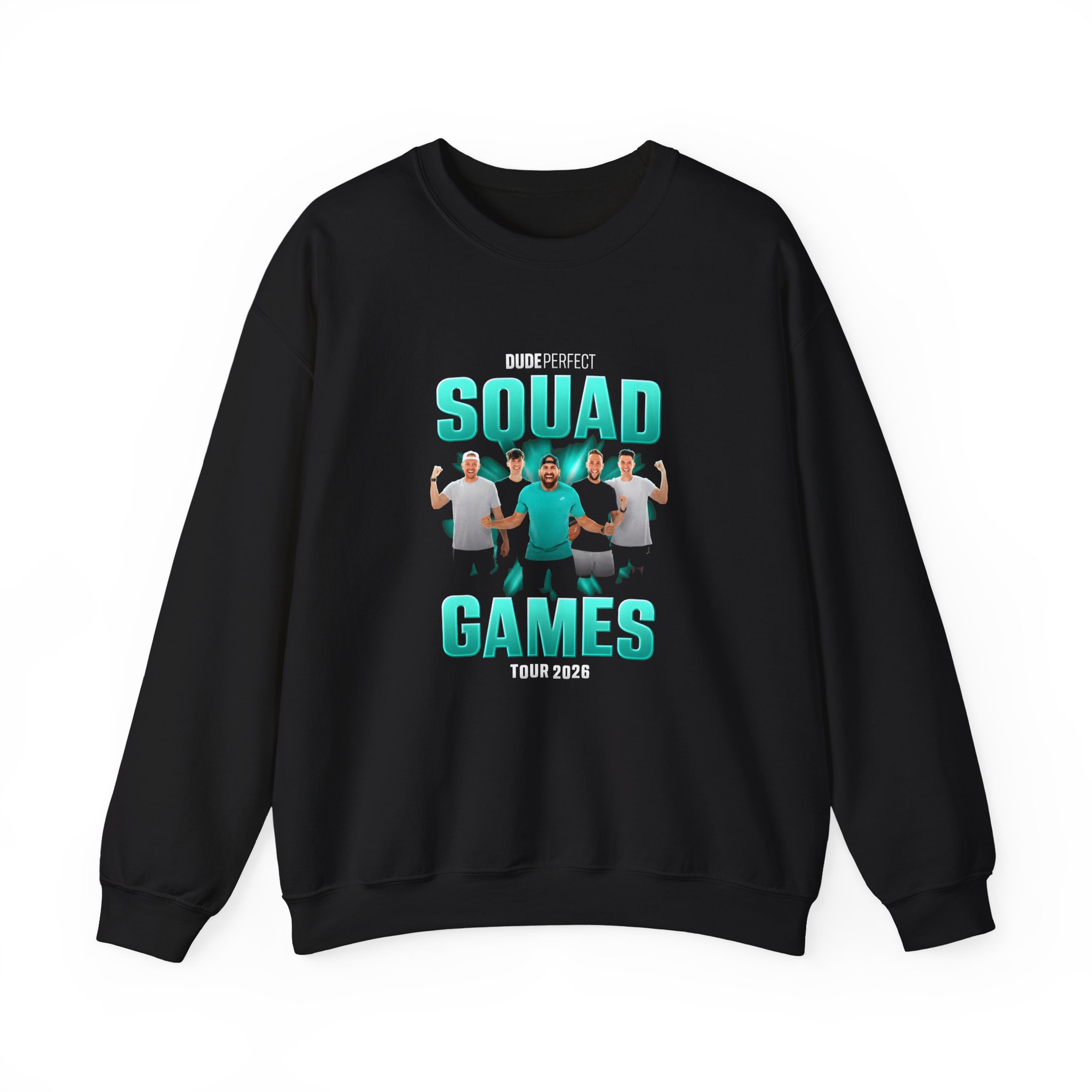 Dude Perfect Squad Games Tour Unisex Heavy Blend™ Crewneck Sweatshirt