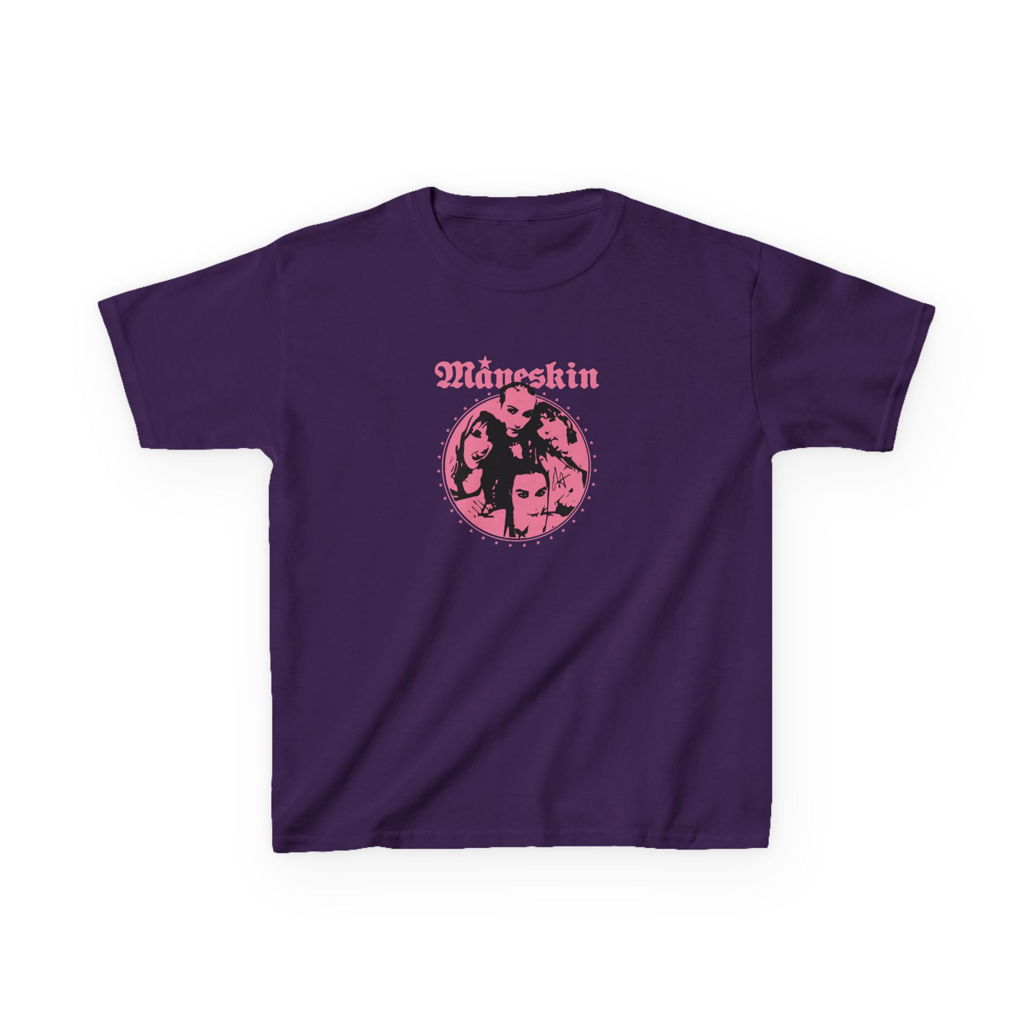 Kids Maneskin Pink Fisheye Band Heavy Cotton™ Tee - Image 13