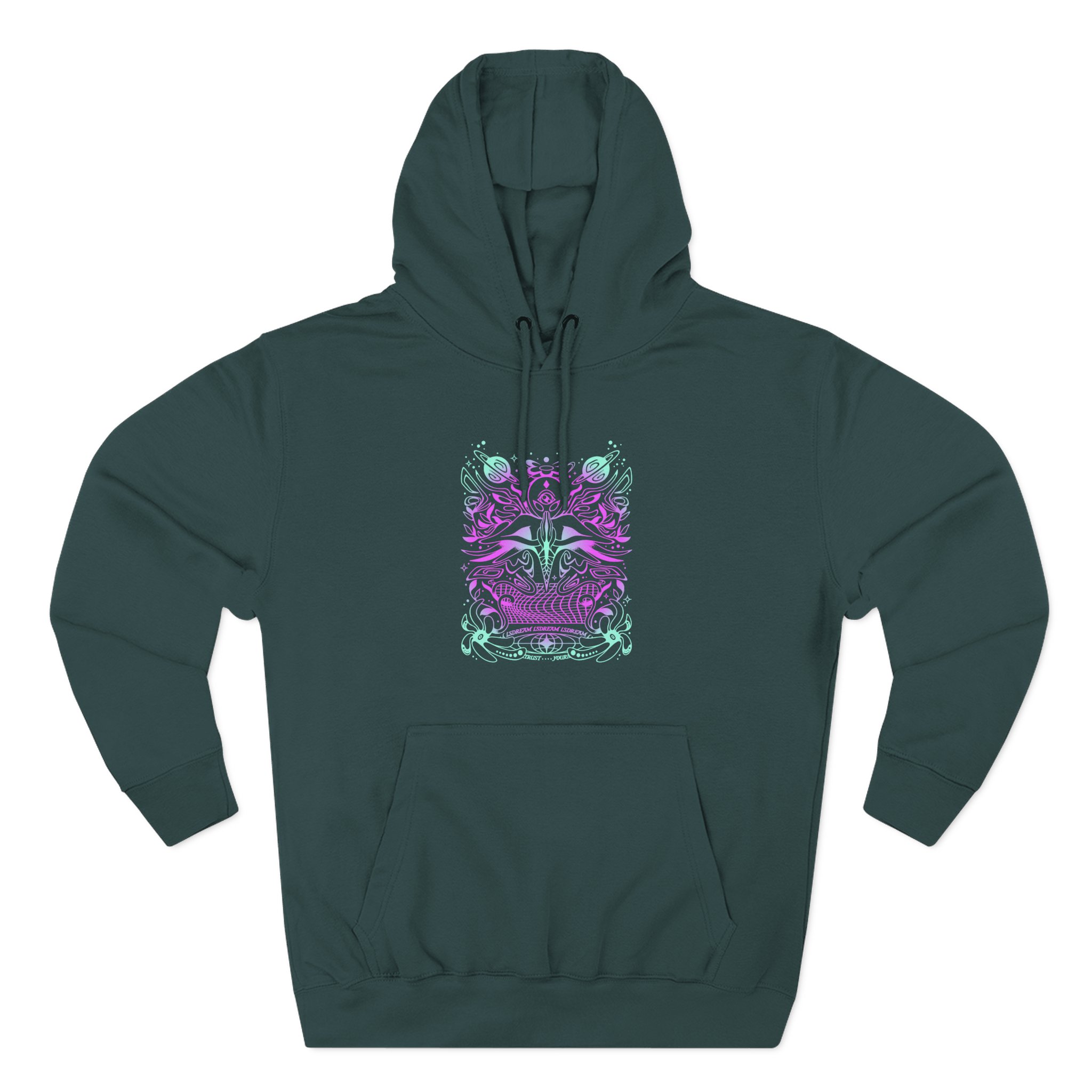 Lsdream Alien Moth Man Three-Panel Fleece Hoodie - Image 7