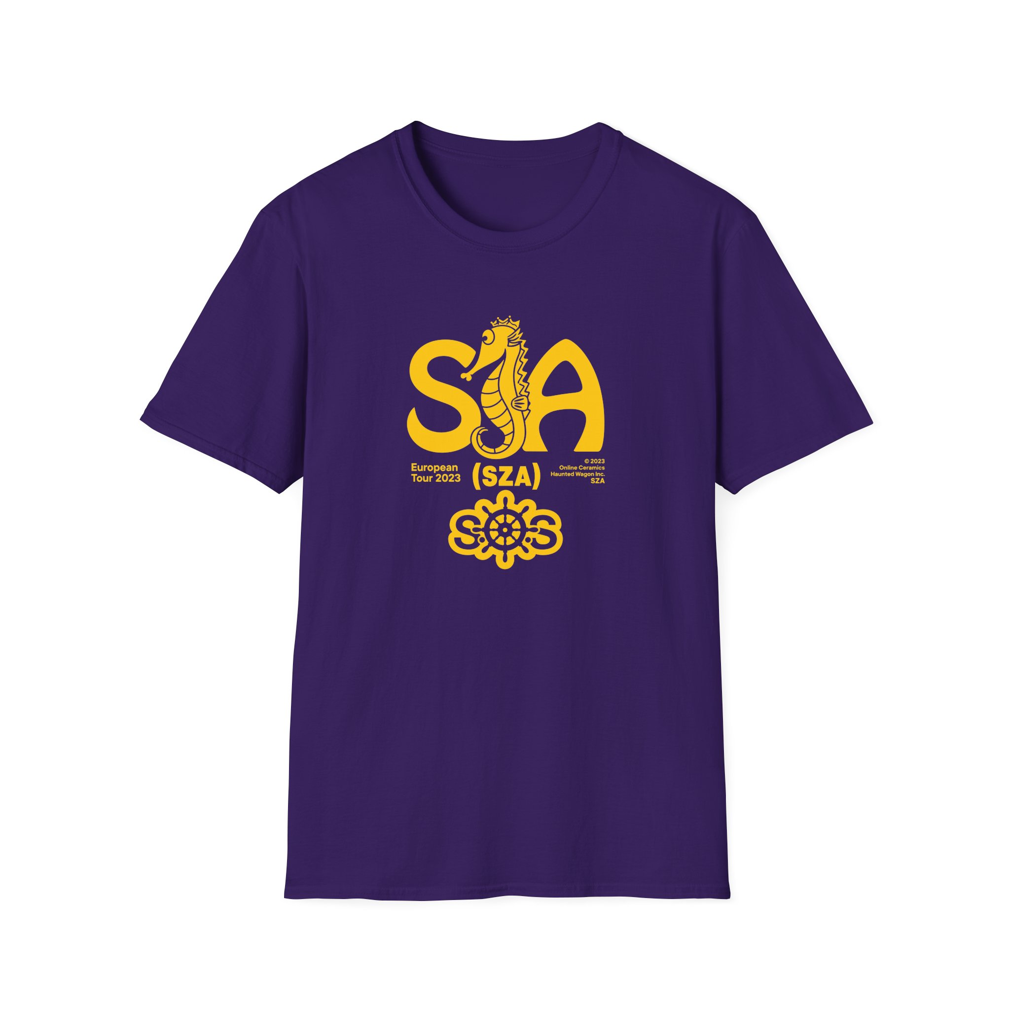 Sza Sos Seahouse Tour Unisex Softstyle T-Shirt - Image 19