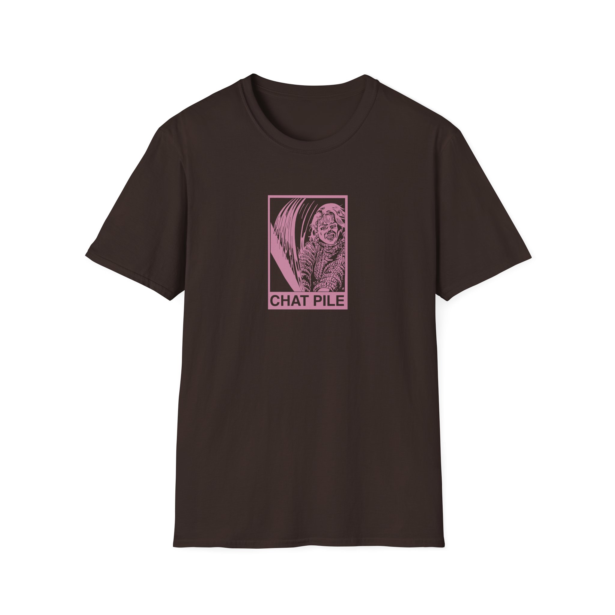 Chat Pile Pamela Unisex Softstyle T-Shirt - Image 3