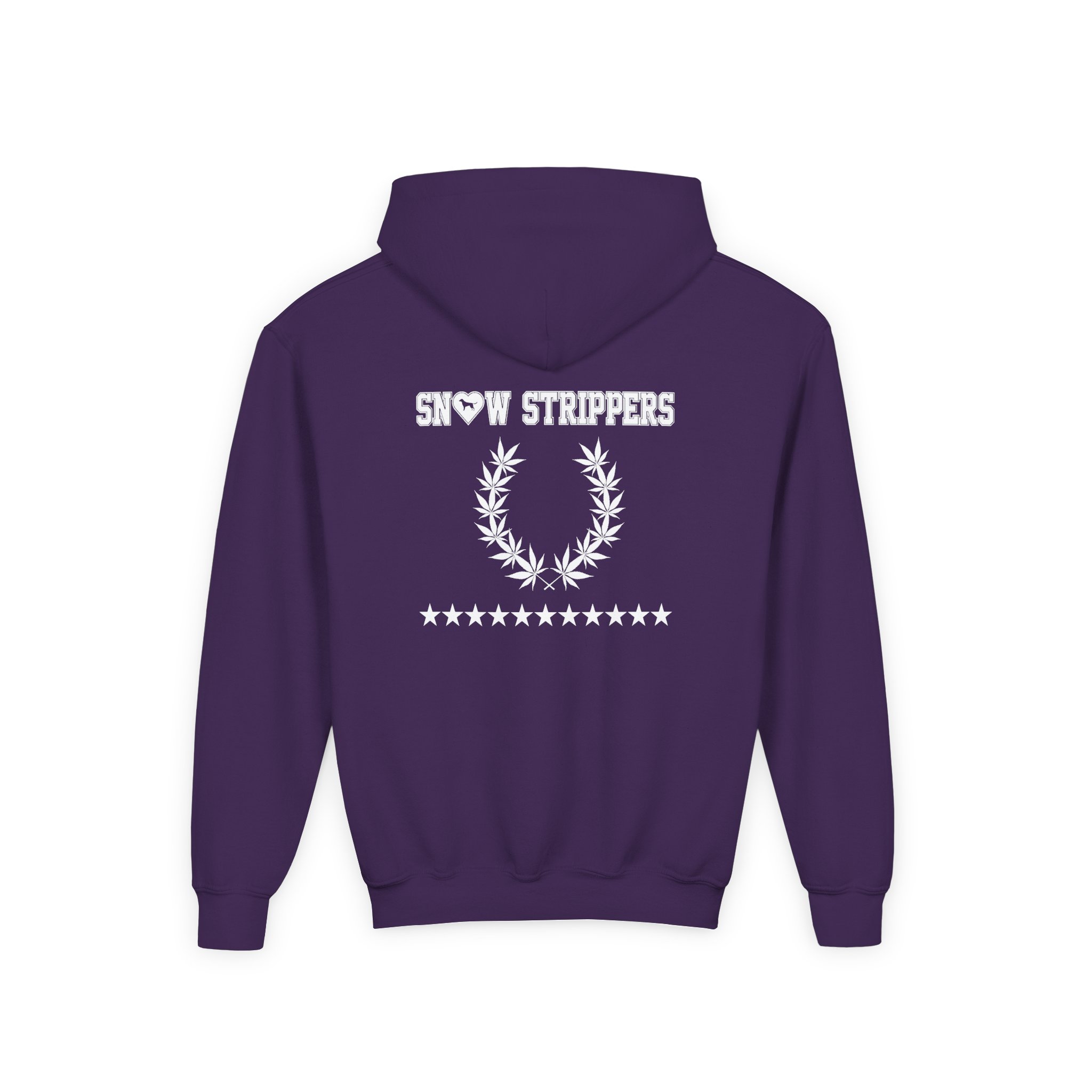 Youth Snow Strippers Nightkillaz Heavy Blend Hooded Sweatshirt - Image 16