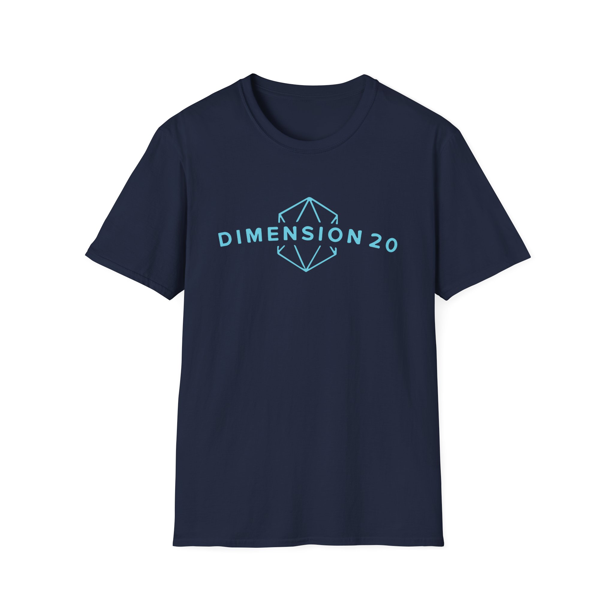 Dropout Dimension 20 Logo Unisex Softstyle T-shirt - Image 7