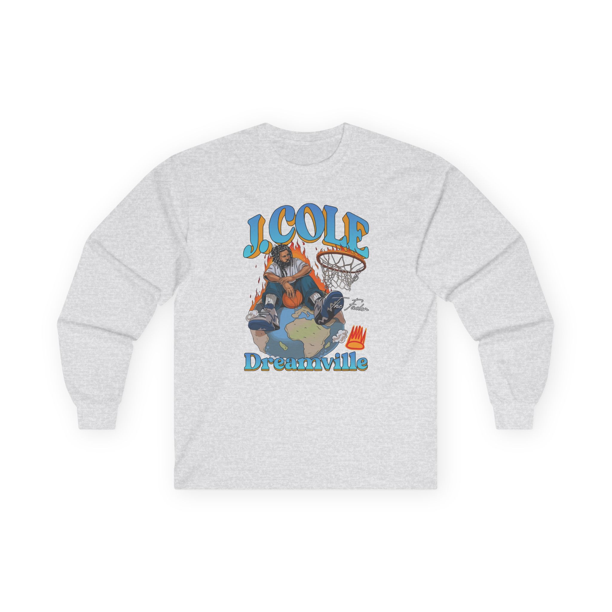 J Cole "Dreamville World" Unisex Ultra Cotton Long Sleeve Tee - Image 5