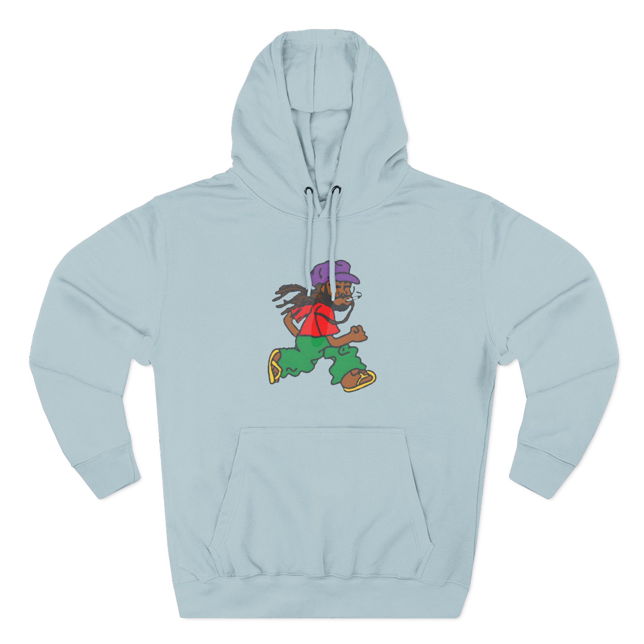 Aminé Running Man Three-panel Fleece Hoodie - Image 11
