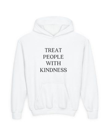 Love on Tour Treat People With Kindness Youth Heavy Blend Hooded Sweatshirt