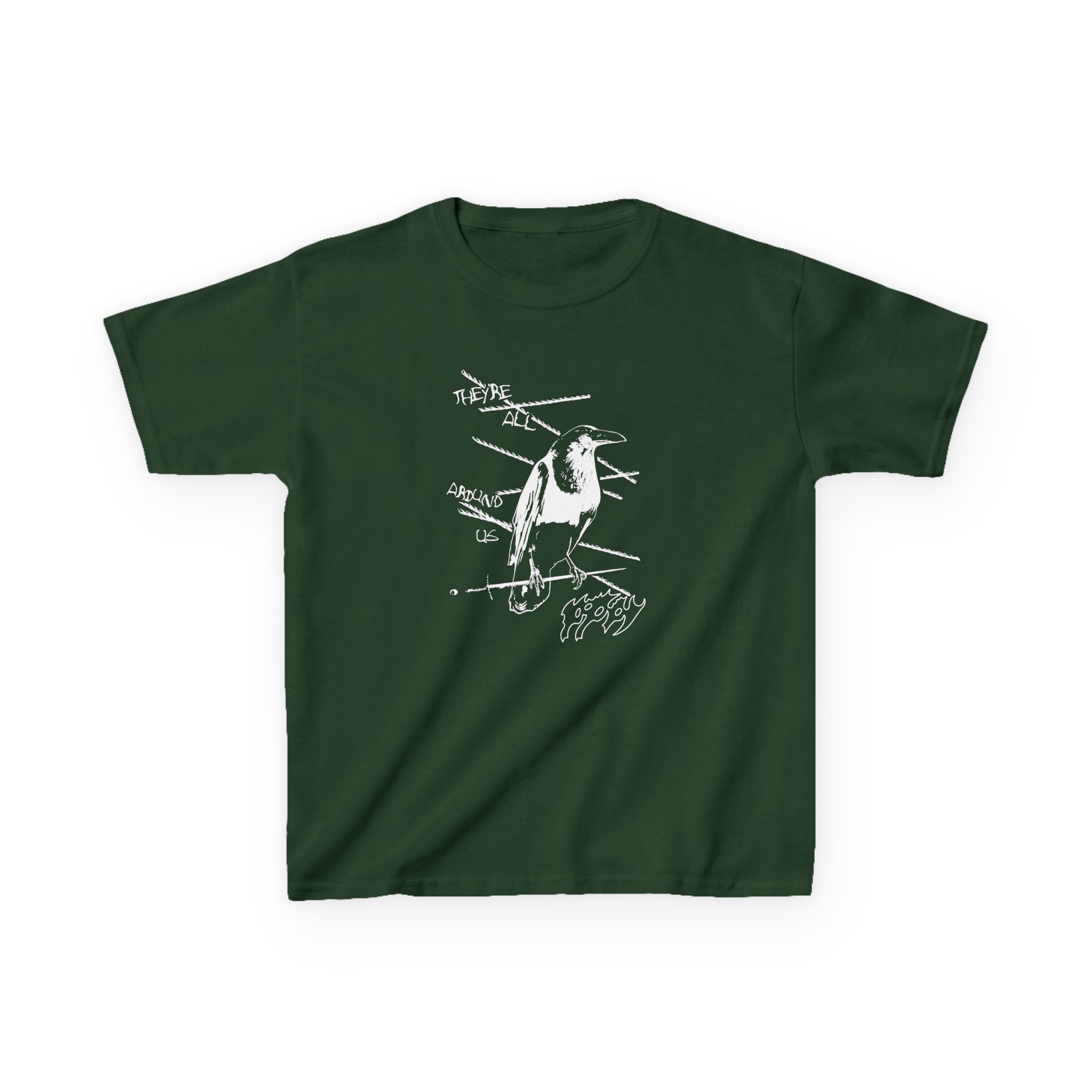 Kids Poppy They're All Around Us Heavy Cotton™ Tee - Image 3