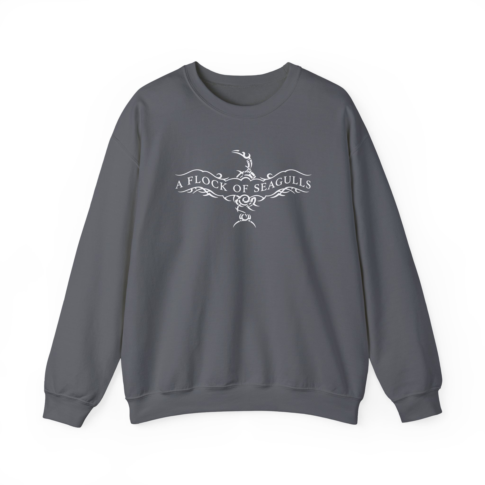A Flock of Seagulls Logo Unisex Heavy Blend™ Crewneck Sweatshirt - Image 11
