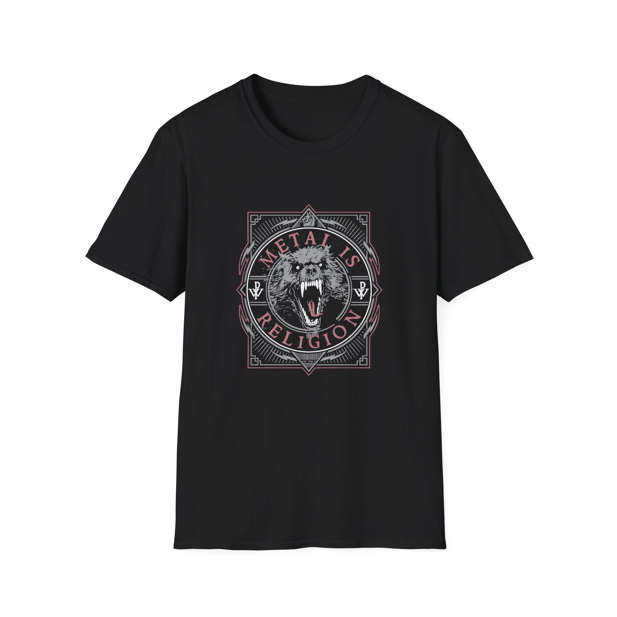 Powerwolf Metal Circle Unisex Softstyle T-Shirt
