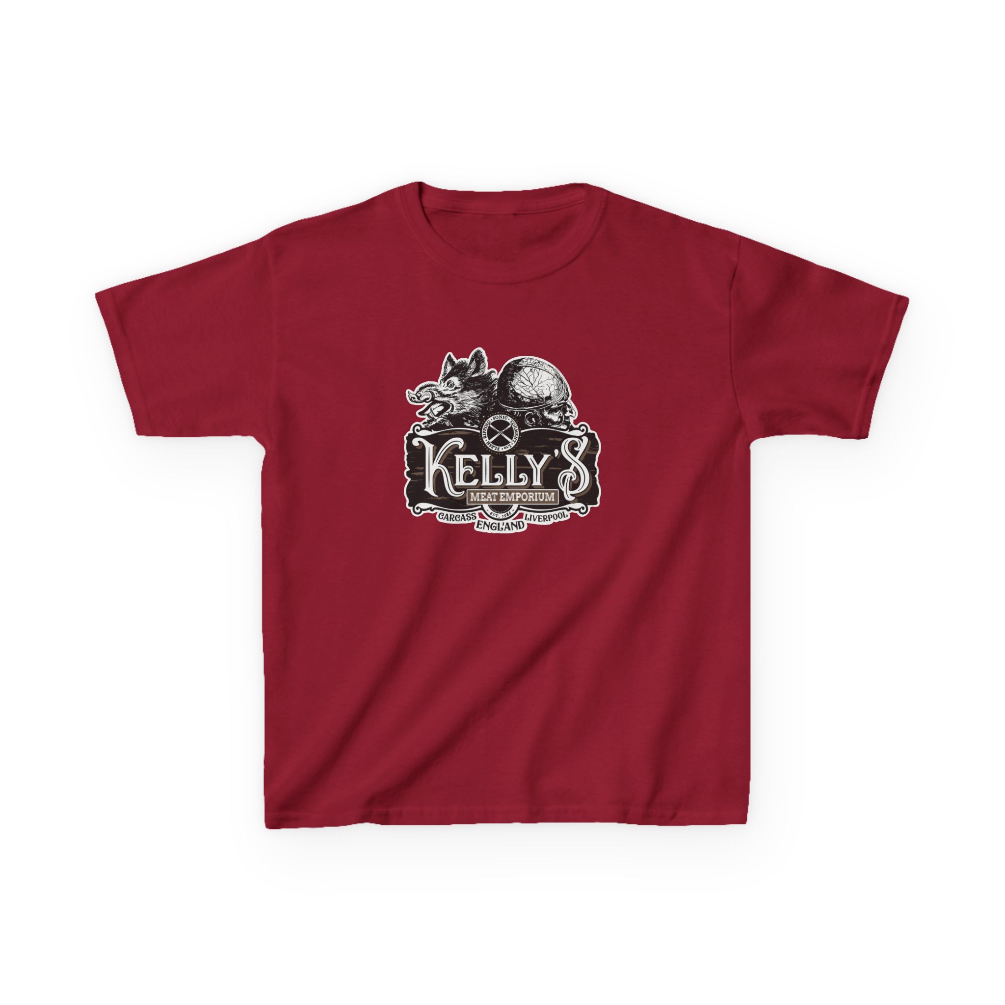 Carcass Kelly's Meat Emporium Kids Heavy Cotton™ Tee - Image 25