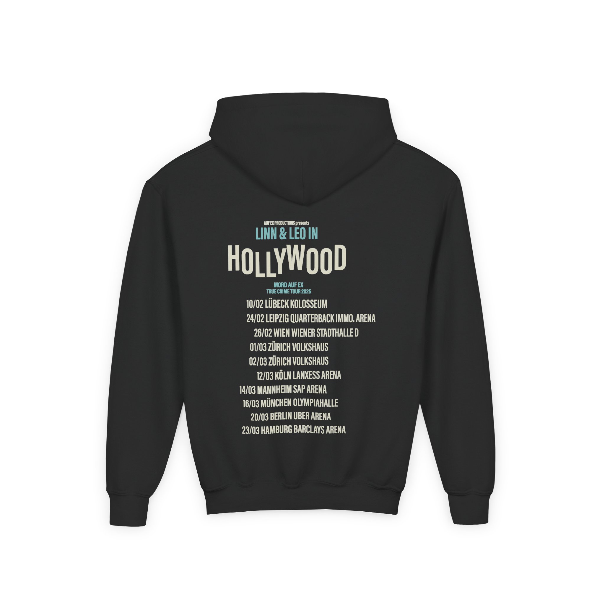 Youth Mord Auf Ex Tour 2025 Heavy Blend Hooded Sweatshirt - Image 2